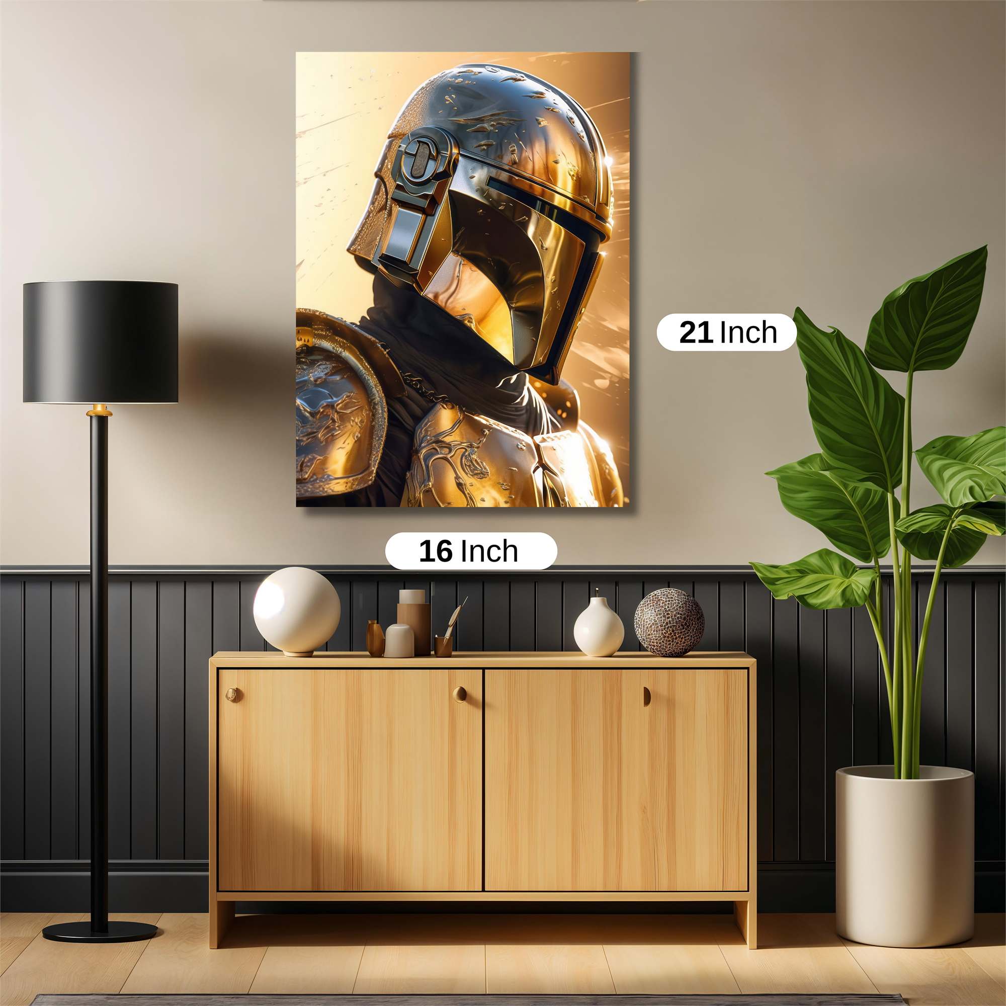 Mandalorian Radiance Safe Wall Magnetic / M