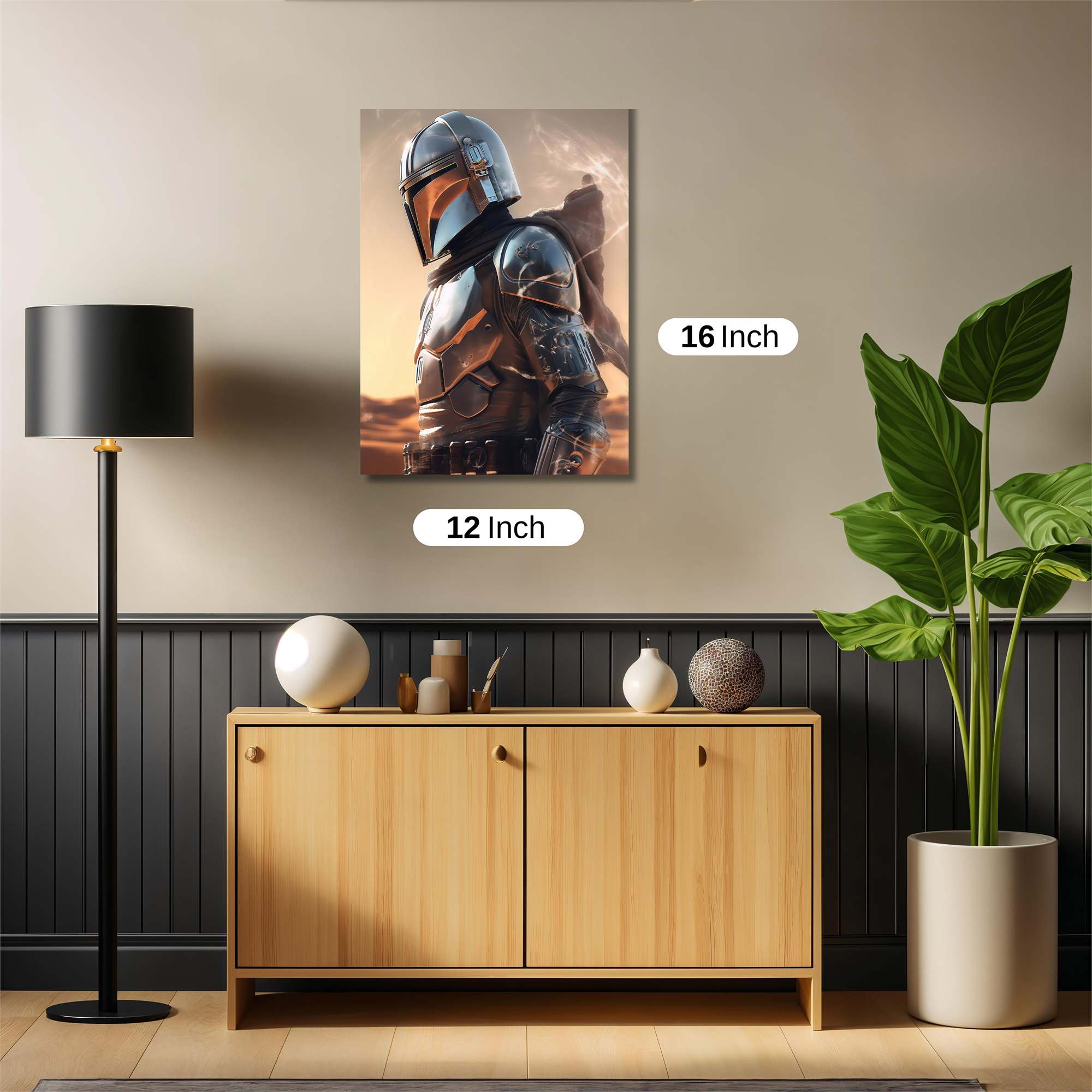 Mandalorian Reverie Safe Wall Magnetic / M