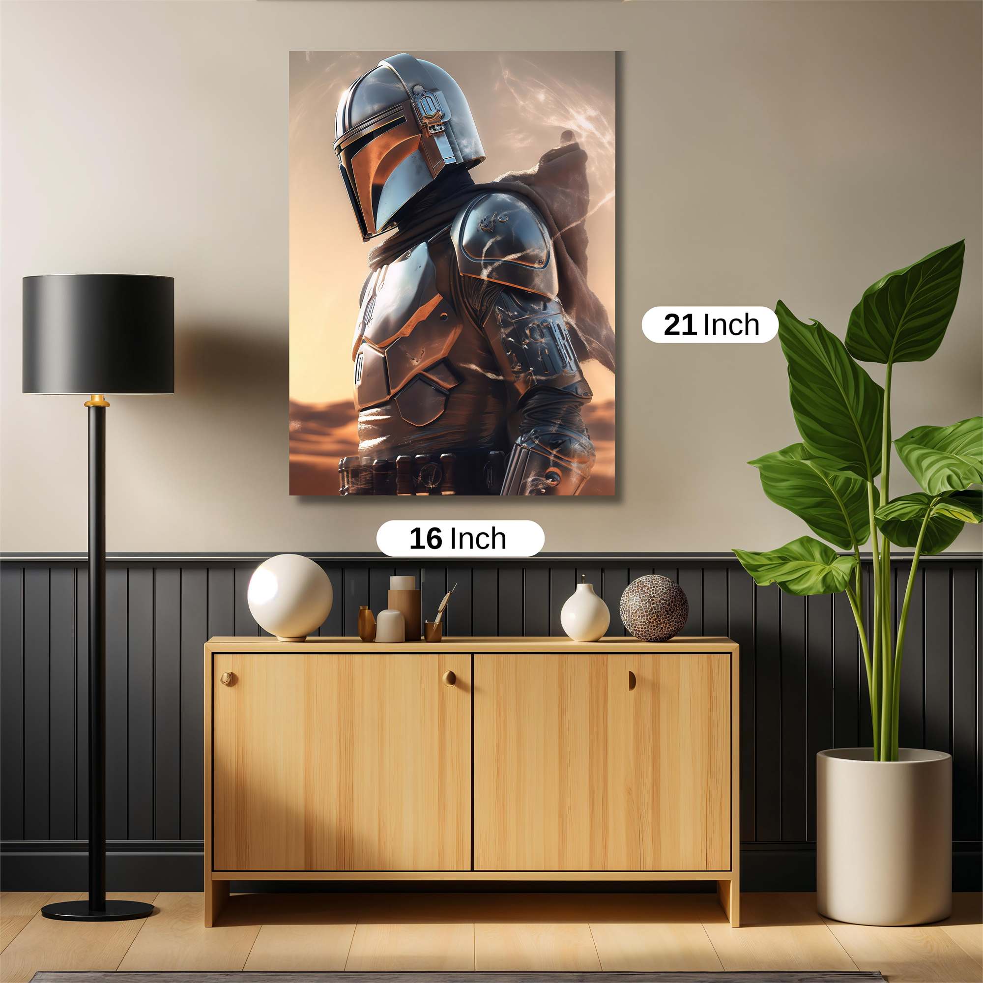 Mandalorian Reverie Safe Wall Magnetic / M