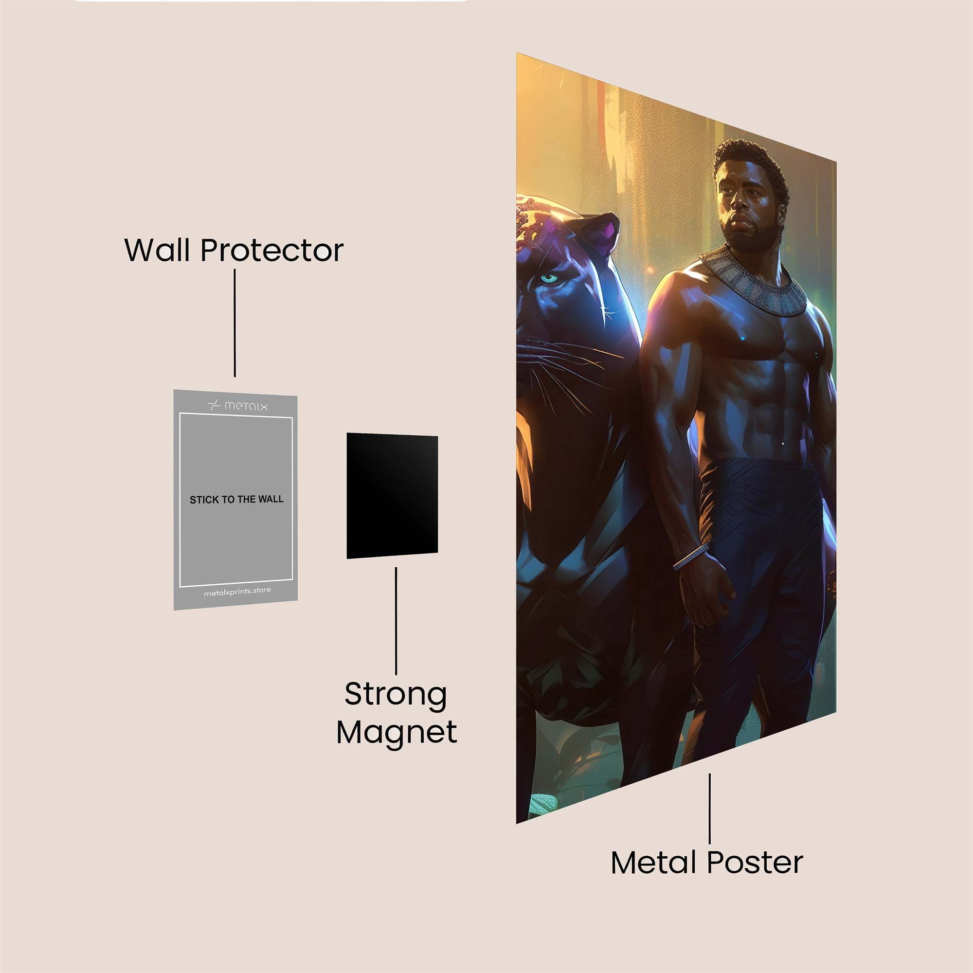 Panther Majesty Safe Wall Magnetic / M