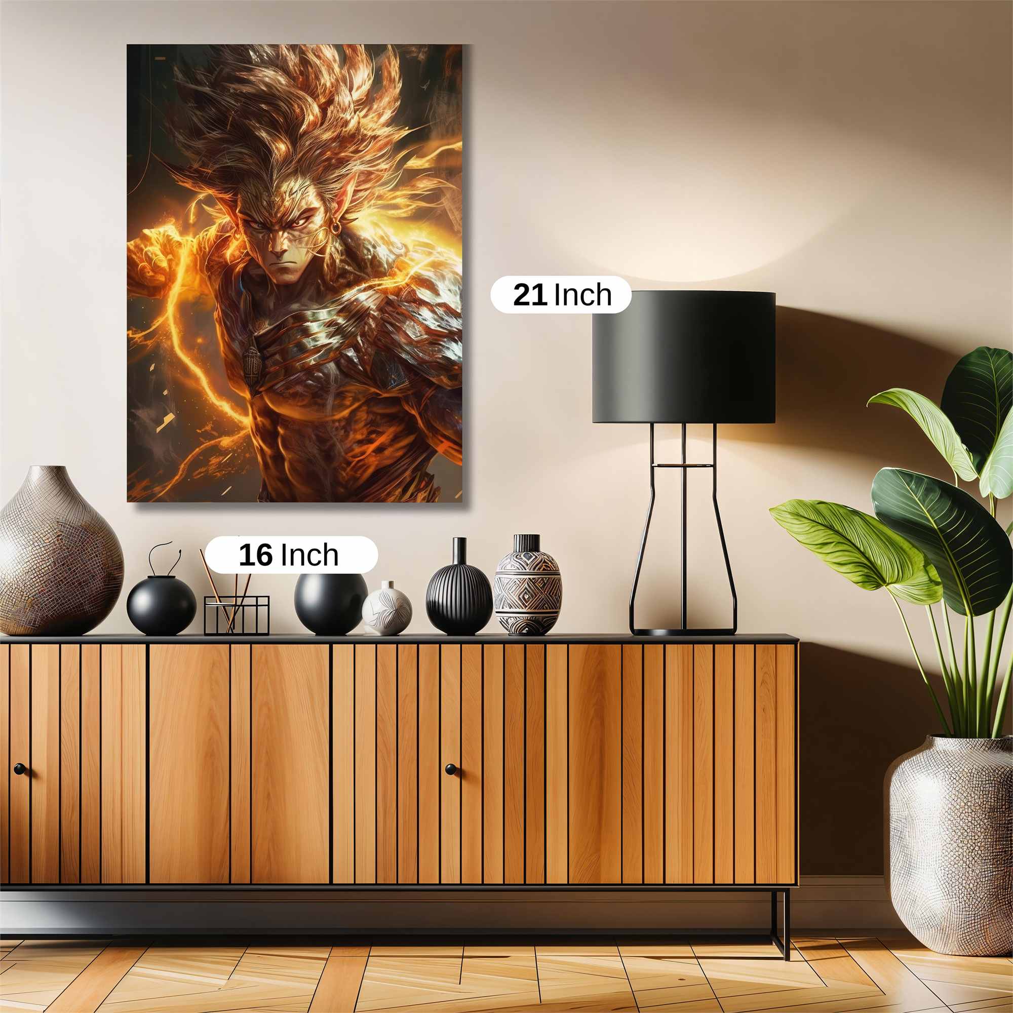 Fierce Blaze Safe Wall Magnetic / M