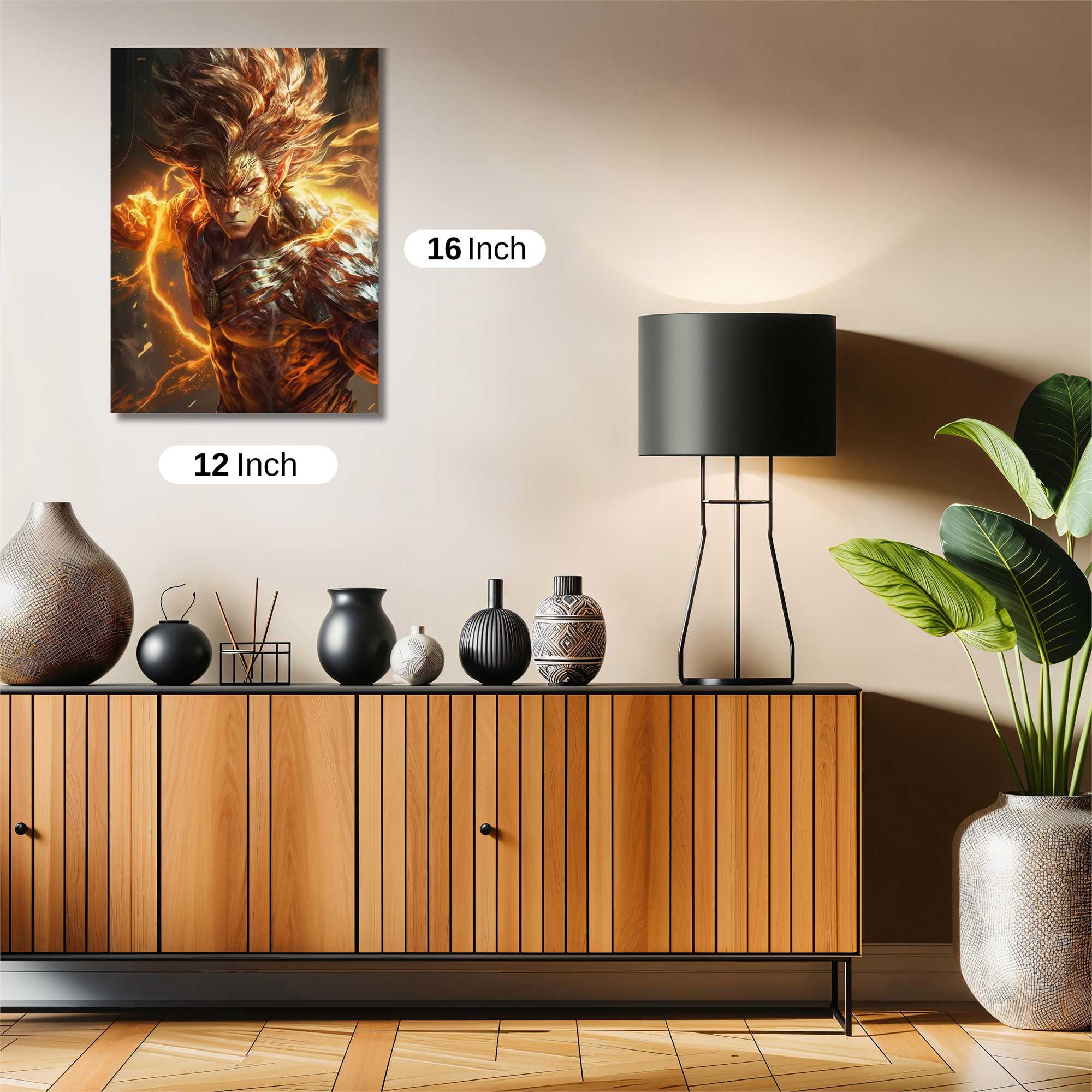 Fierce Blaze Safe Wall Magnetic / M