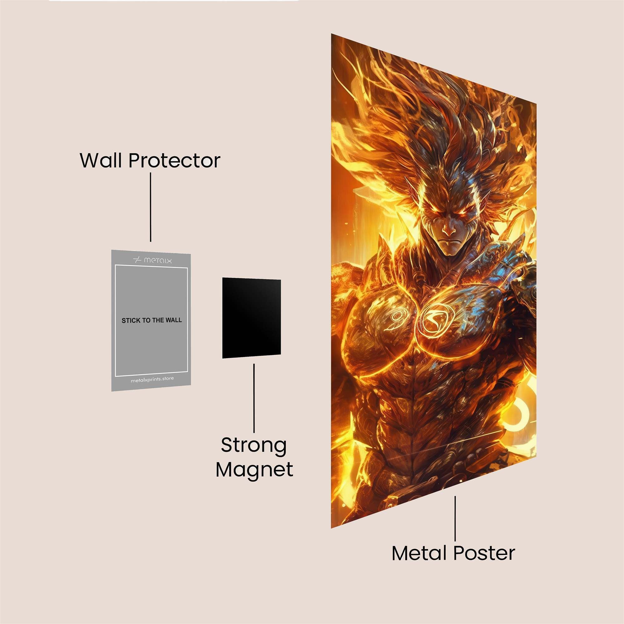 Infernal Guardian Safe Wall Magnetic / M