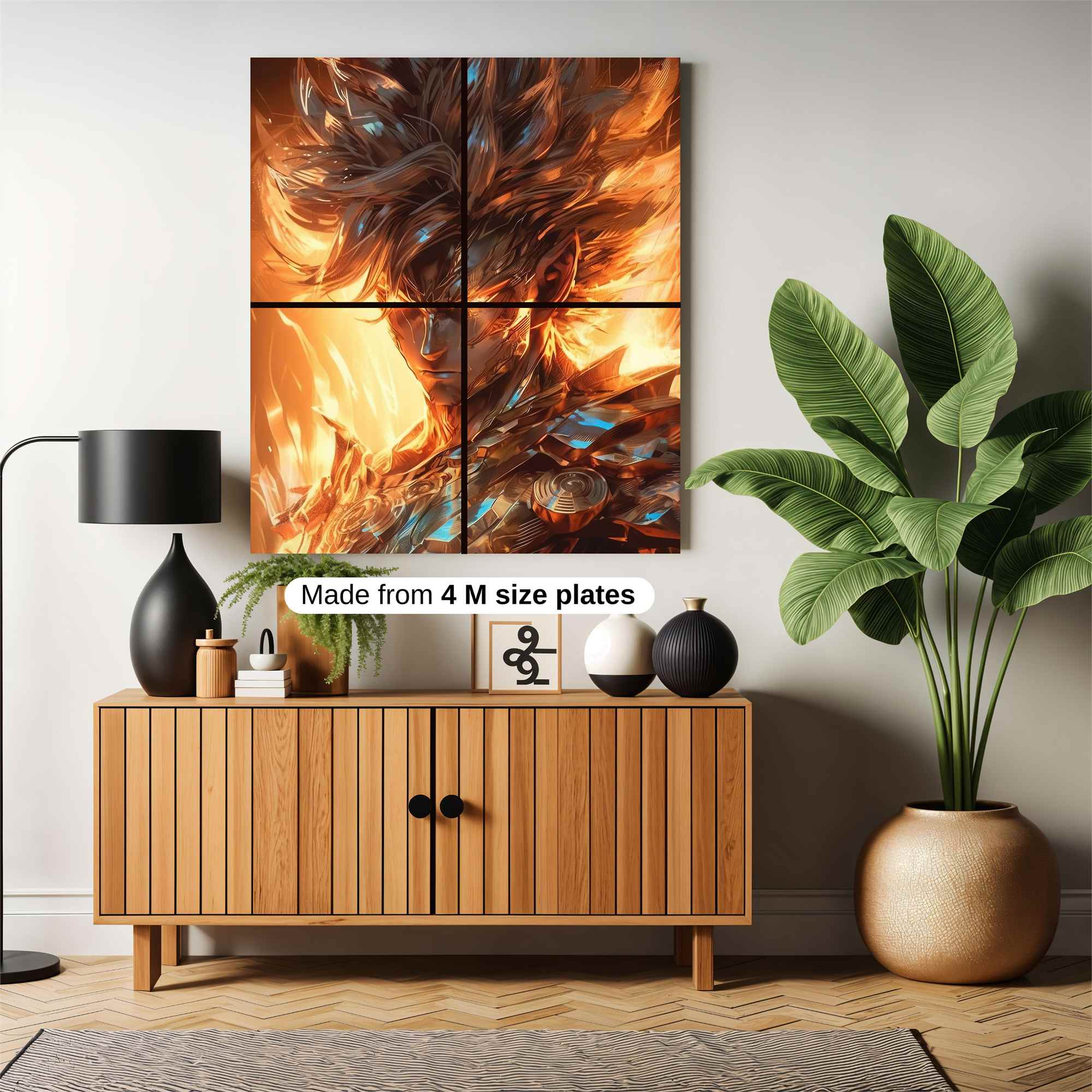 Inferno Warrior Safe Wall Magnetic / M