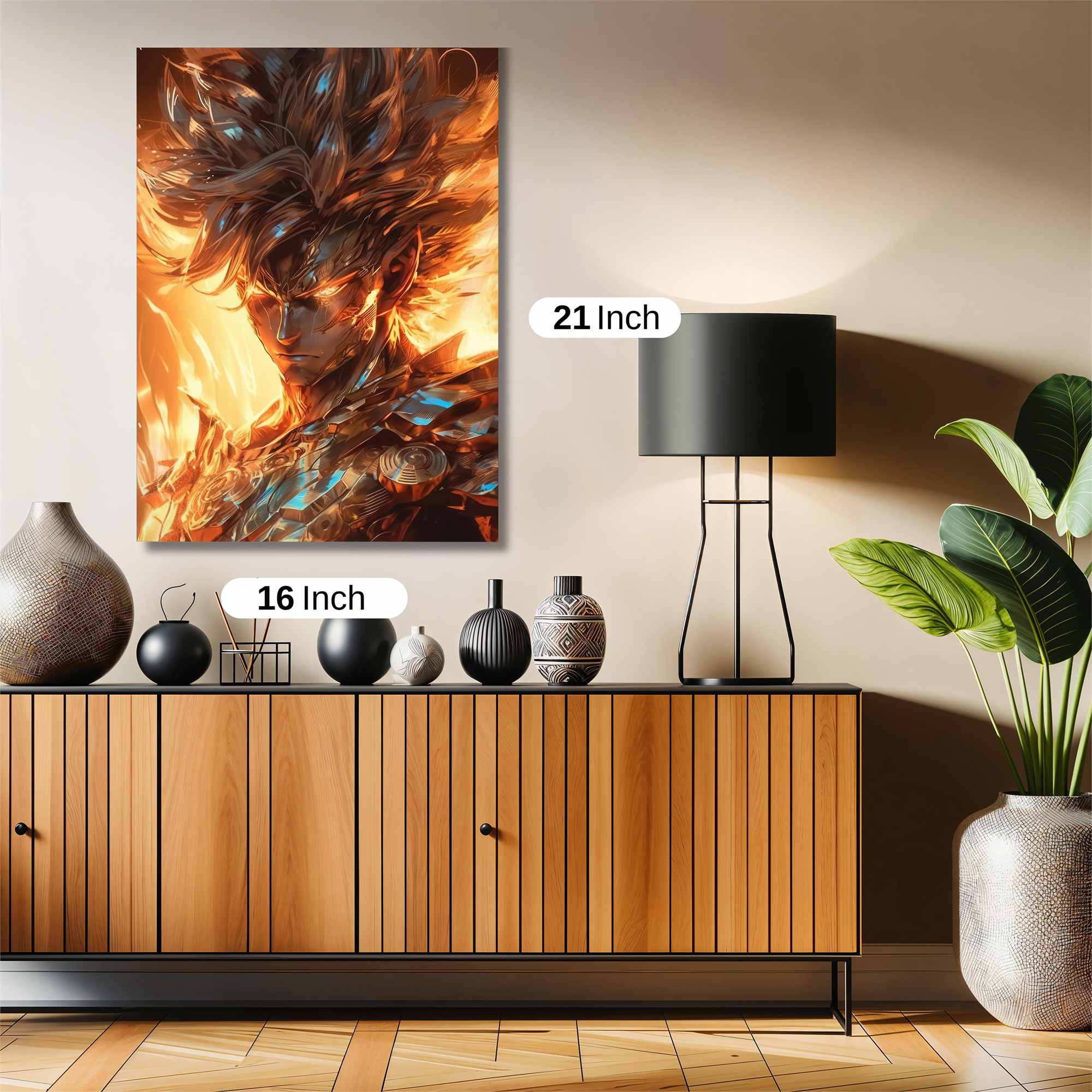 Inferno Warrior Safe Wall Magnetic / M