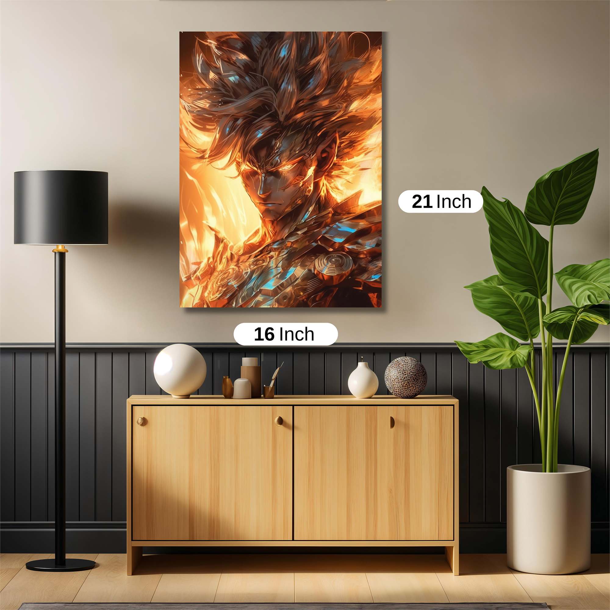 Inferno Warrior Safe Wall Magnetic / M