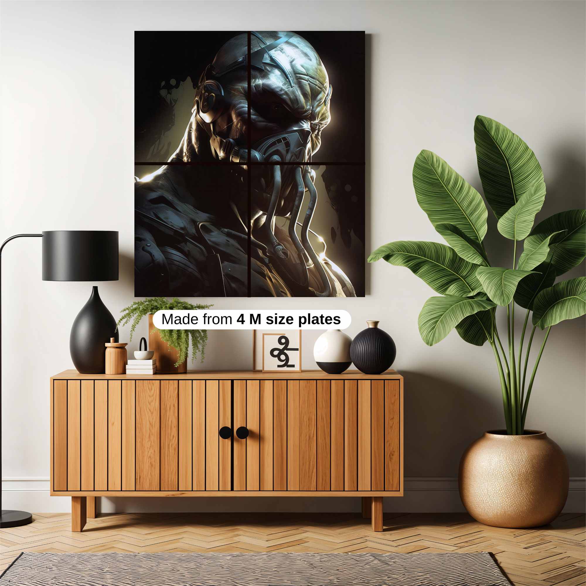 Masked Menace Safe Wall Magnetic / M