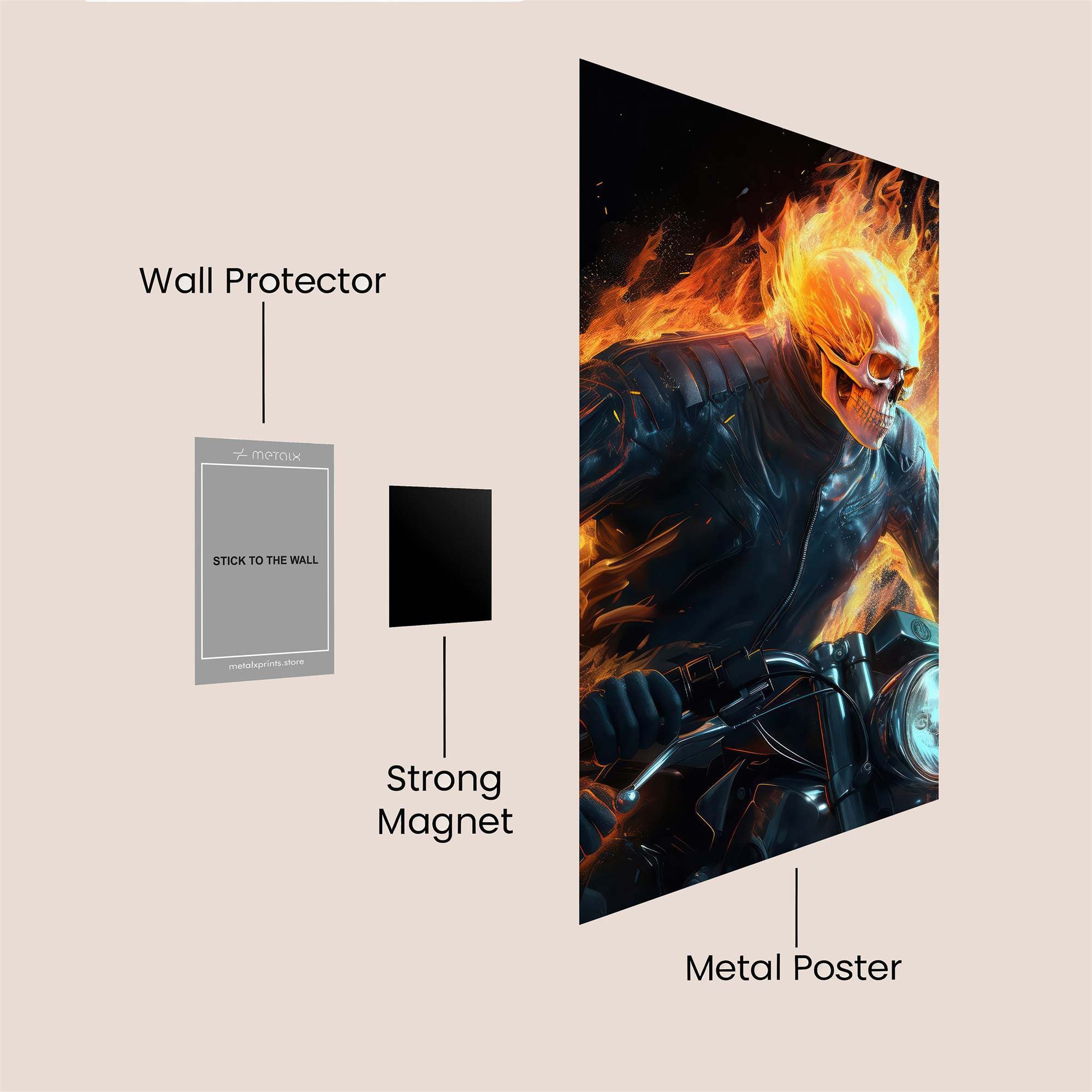 Inferno Ride Safe Wall Magnetic / M