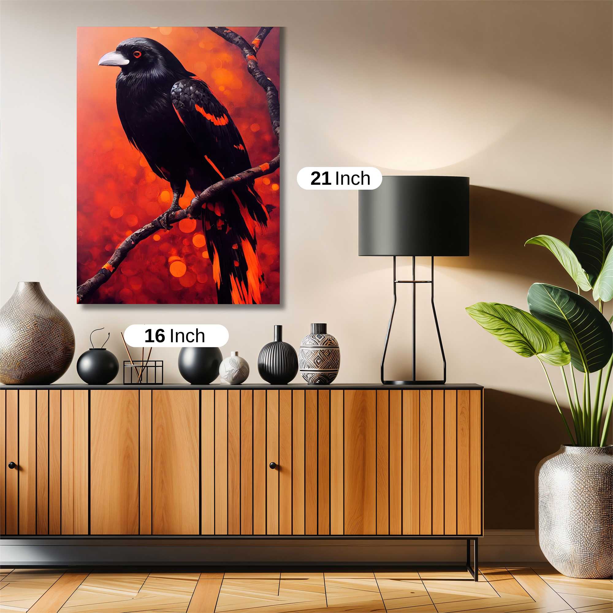 Crimson Gaze Safe Wall Magnetic / M