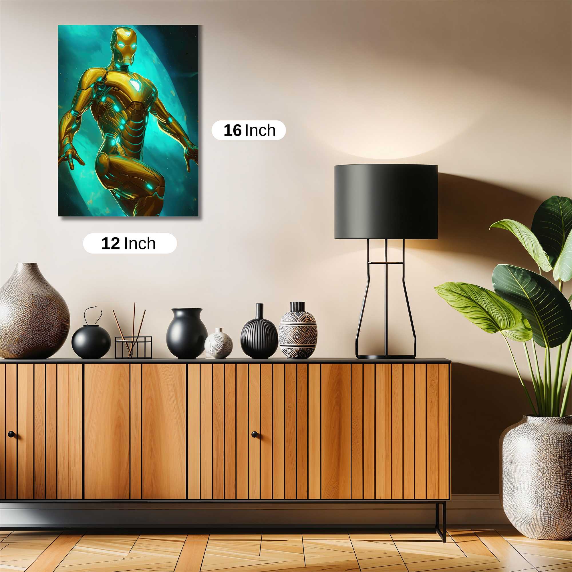 Golden Ascendancy Safe Wall Magnetic / M