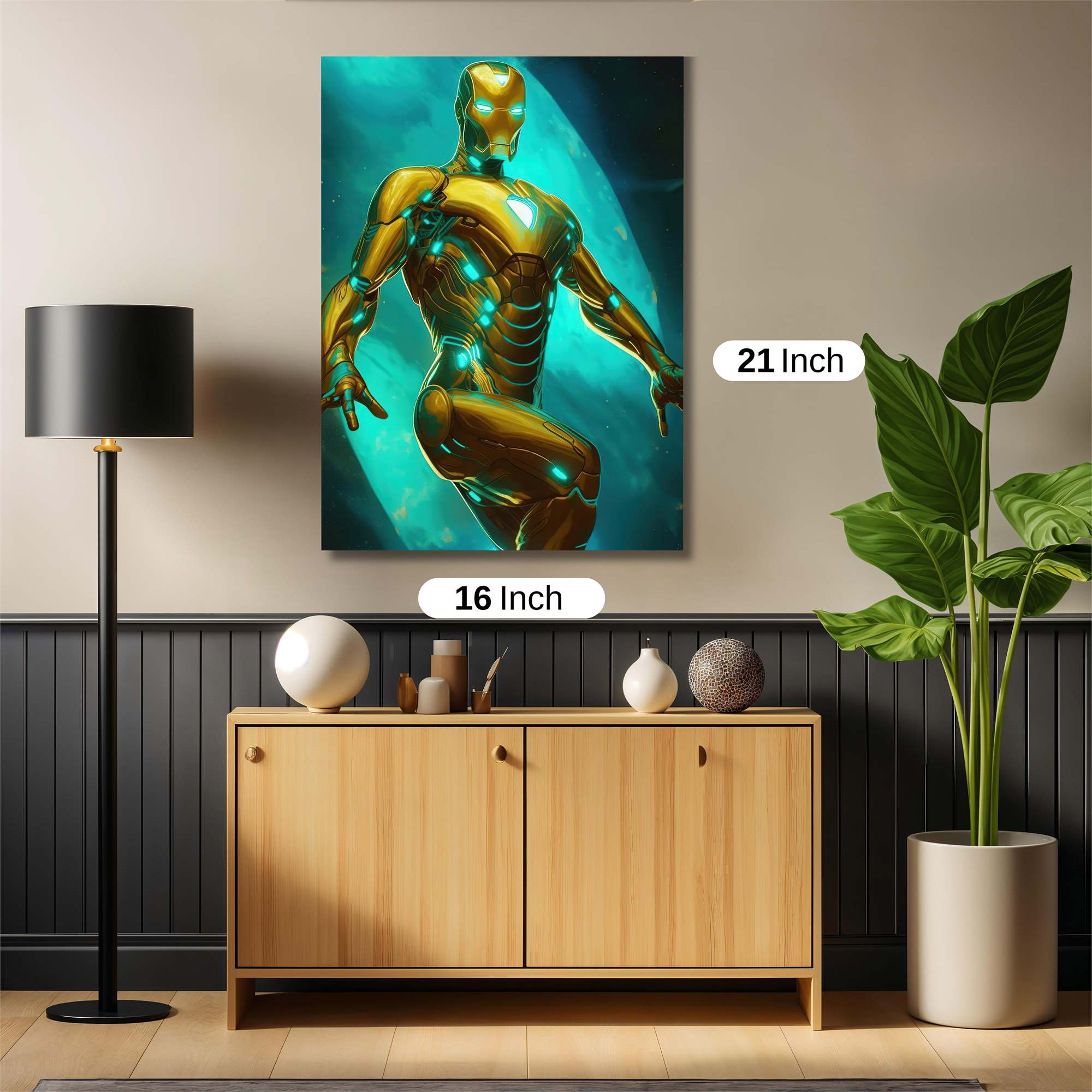 Golden Ascendancy Safe Wall Magnetic / M