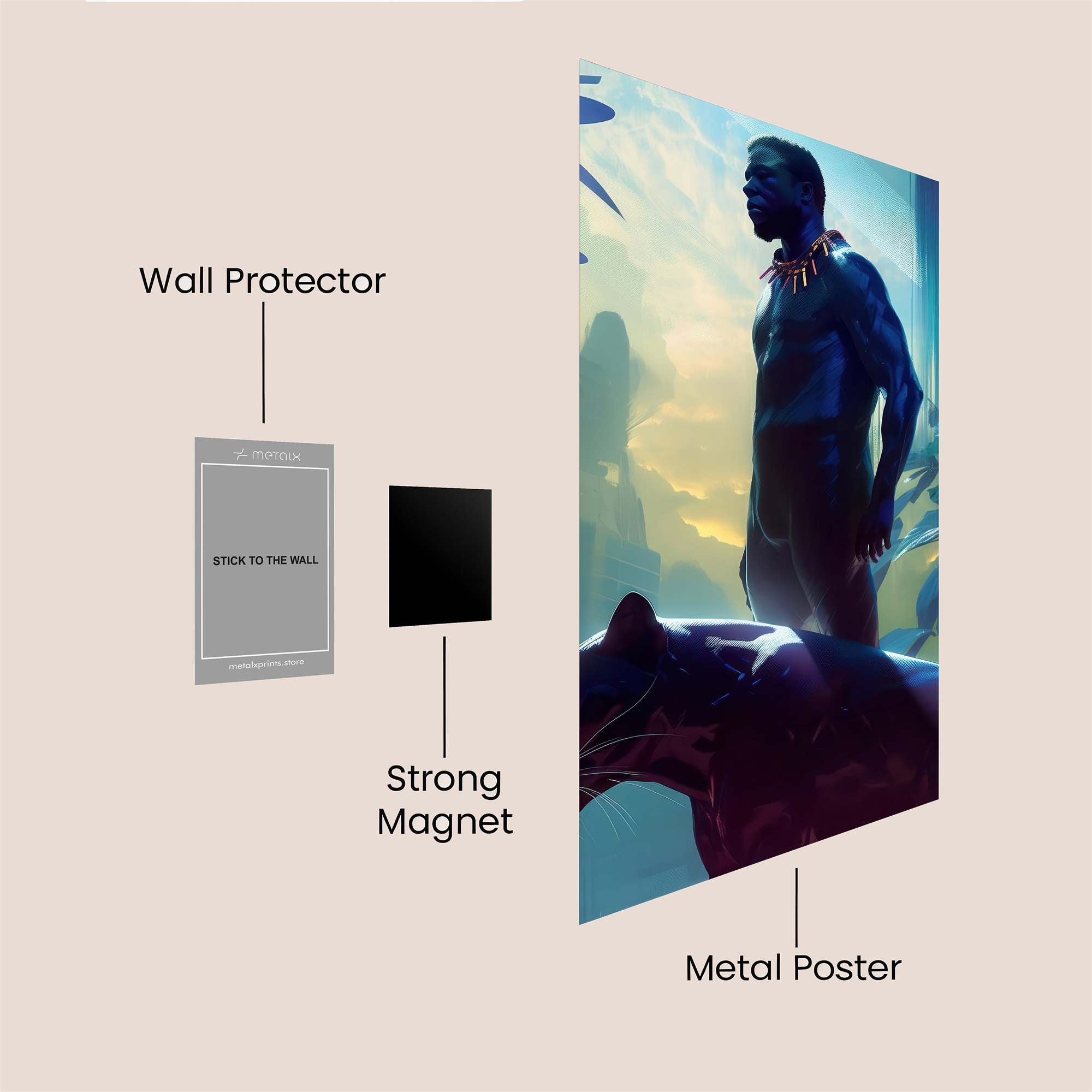 Panther Majesty Safe Wall Magnetic / M