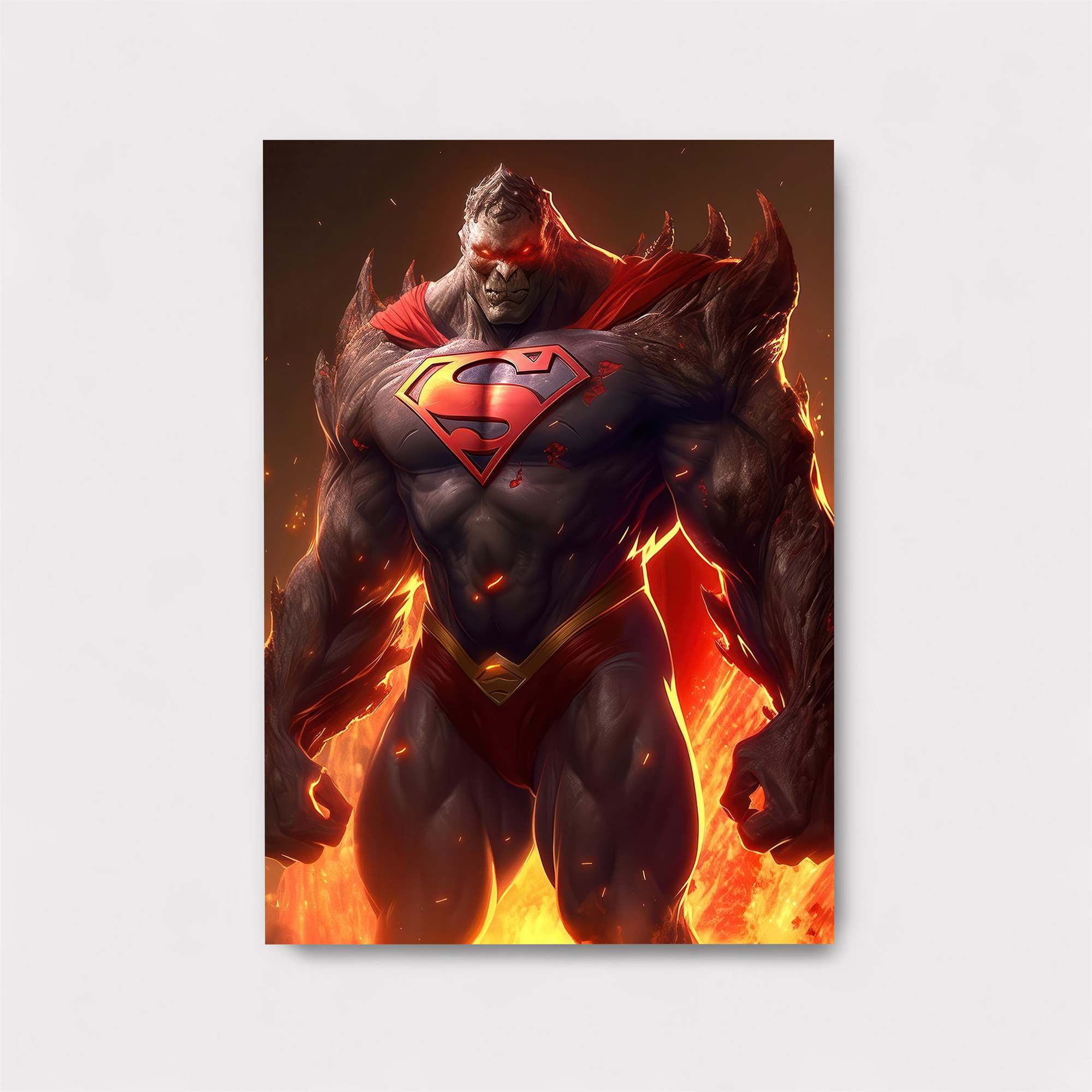 Superman Inferno Safe Wall Magnetic / M
