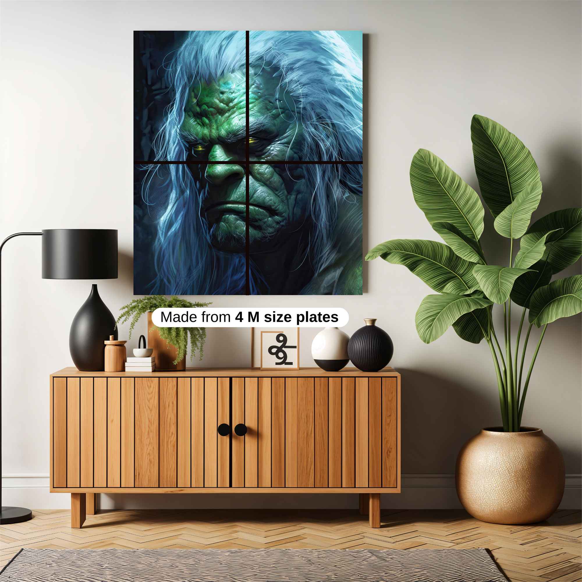 Hulk Brooding Safe Wall Magnetic / M
