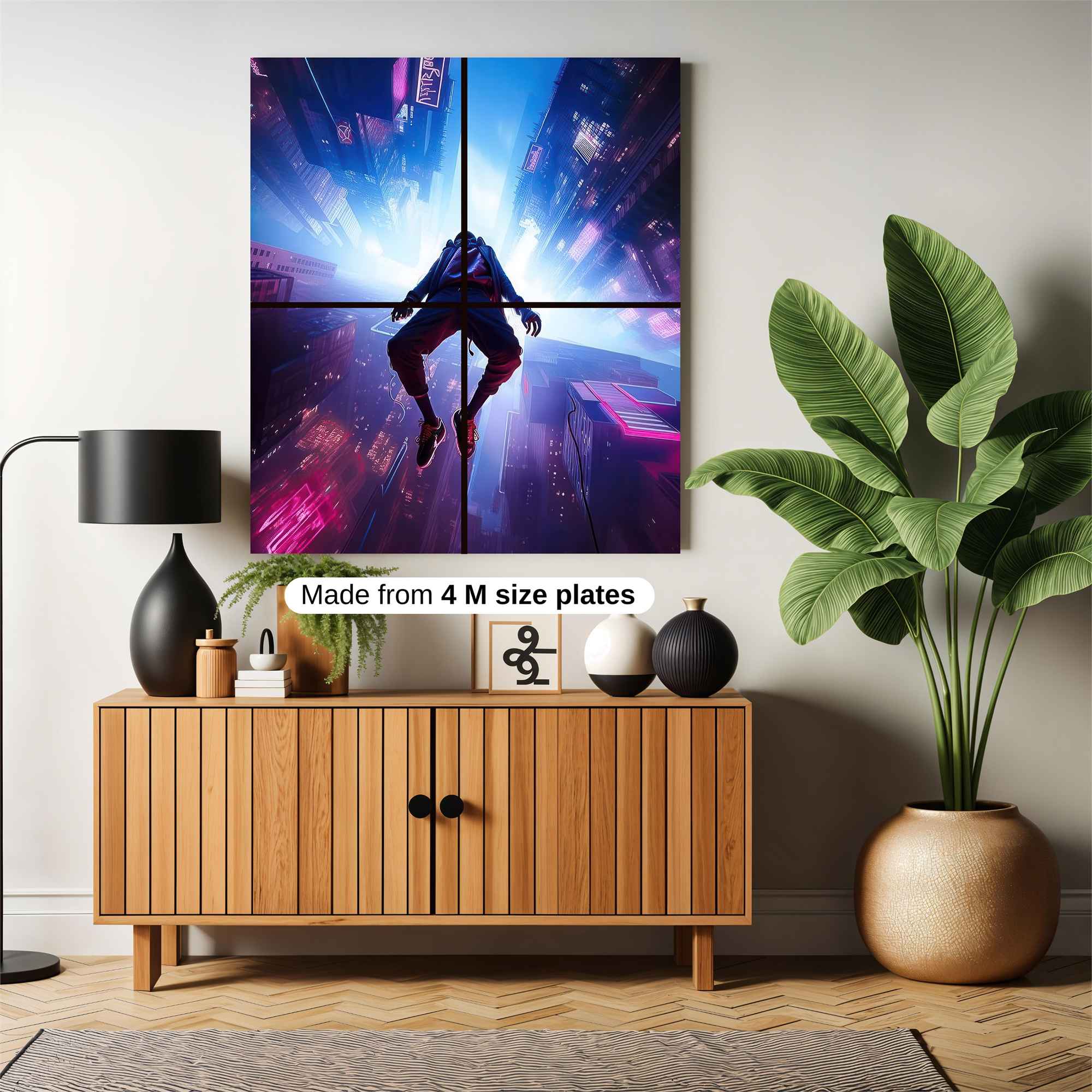 Neon Ascension Safe Wall Magnetic / M