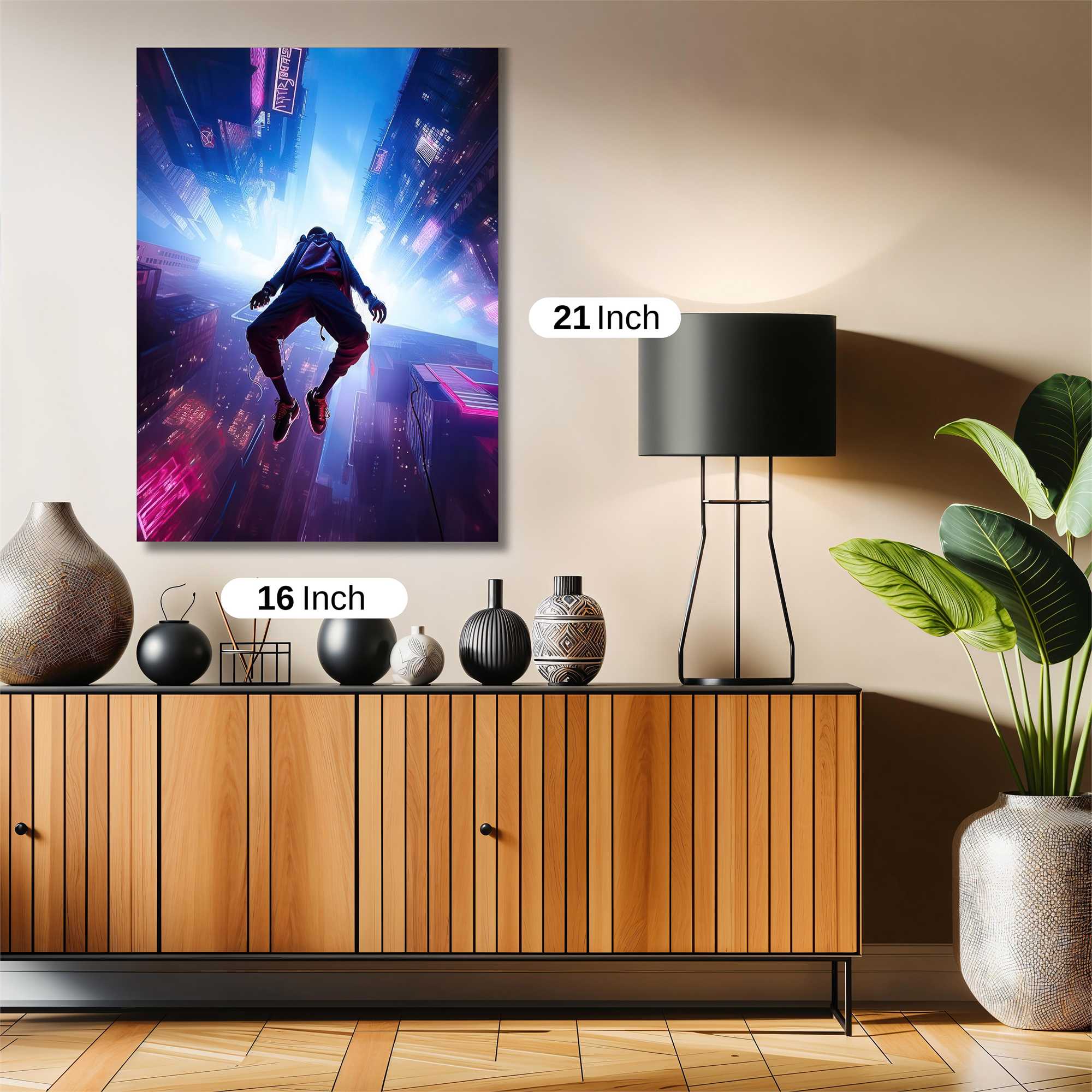 Neon Ascension Safe Wall Magnetic / M