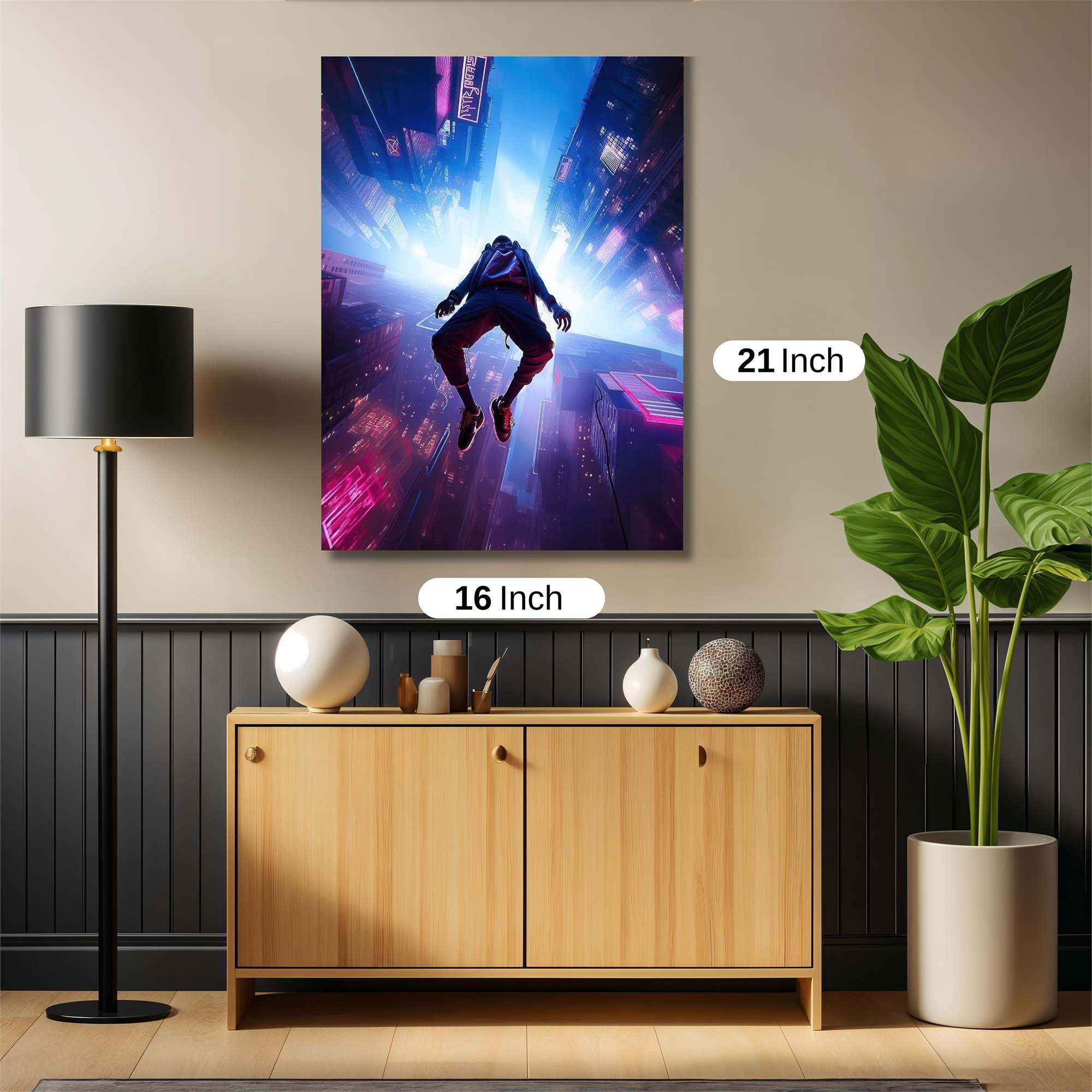 Neon Ascension Safe Wall Magnetic / M