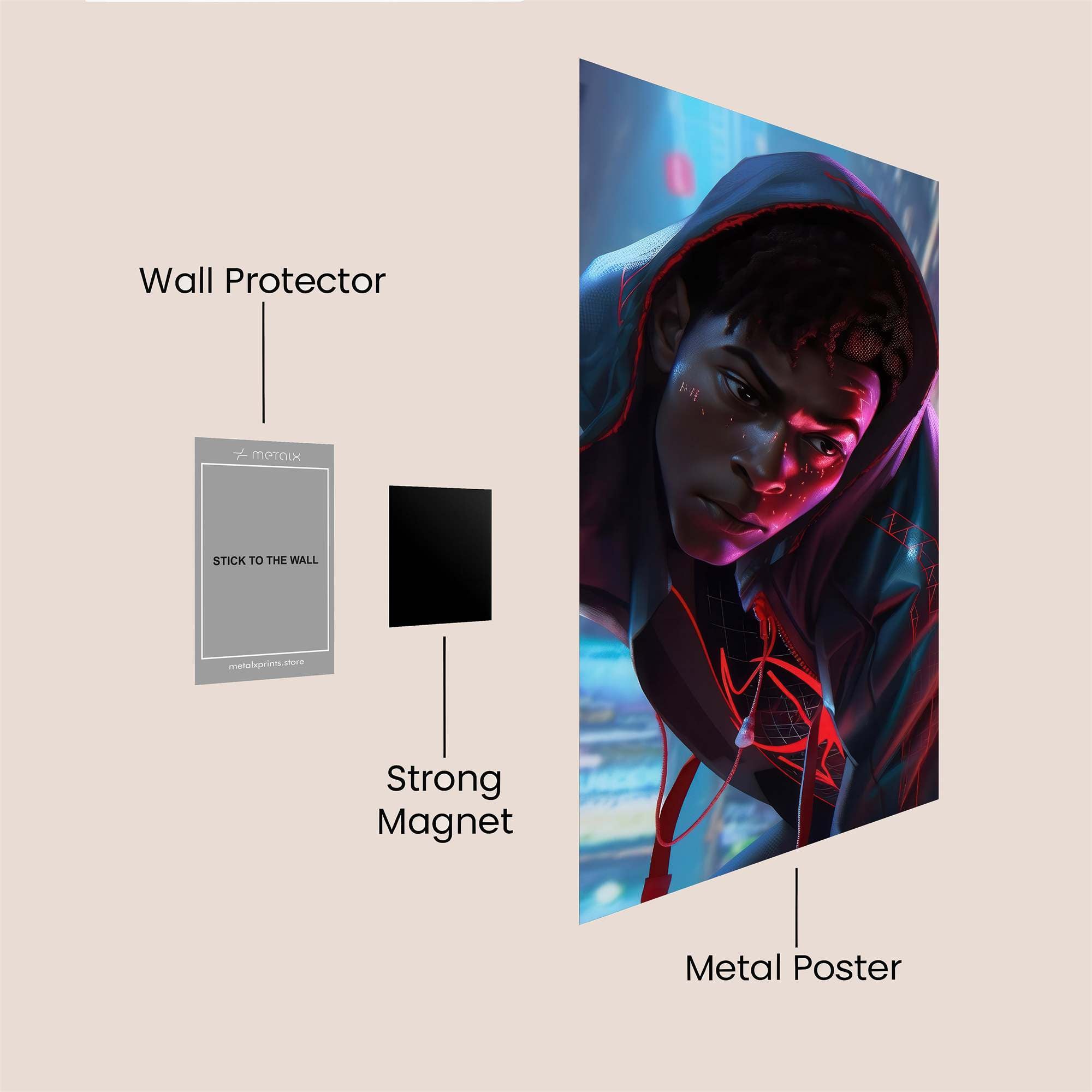 Heroic Urbanity Safe Wall Magnetic / M