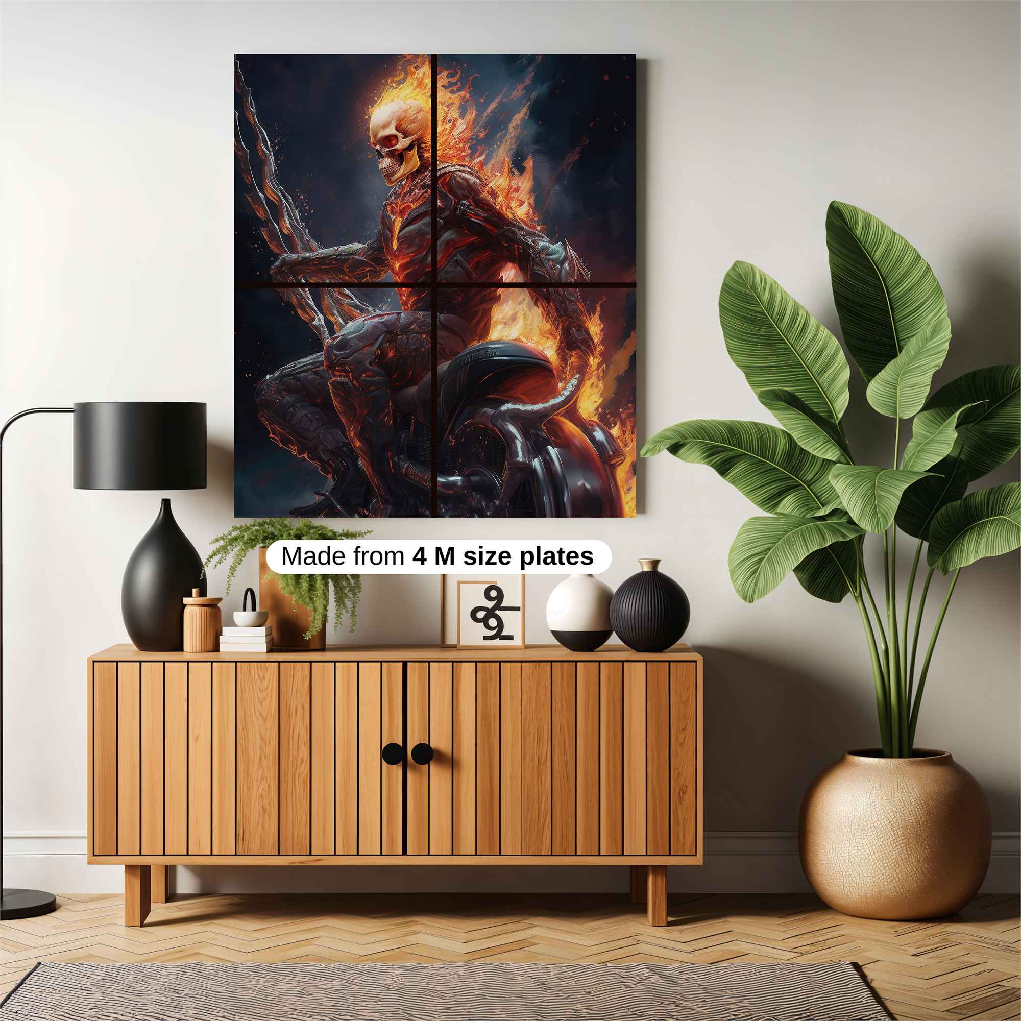 Ghost Blaze Safe Wall Magnetic / M