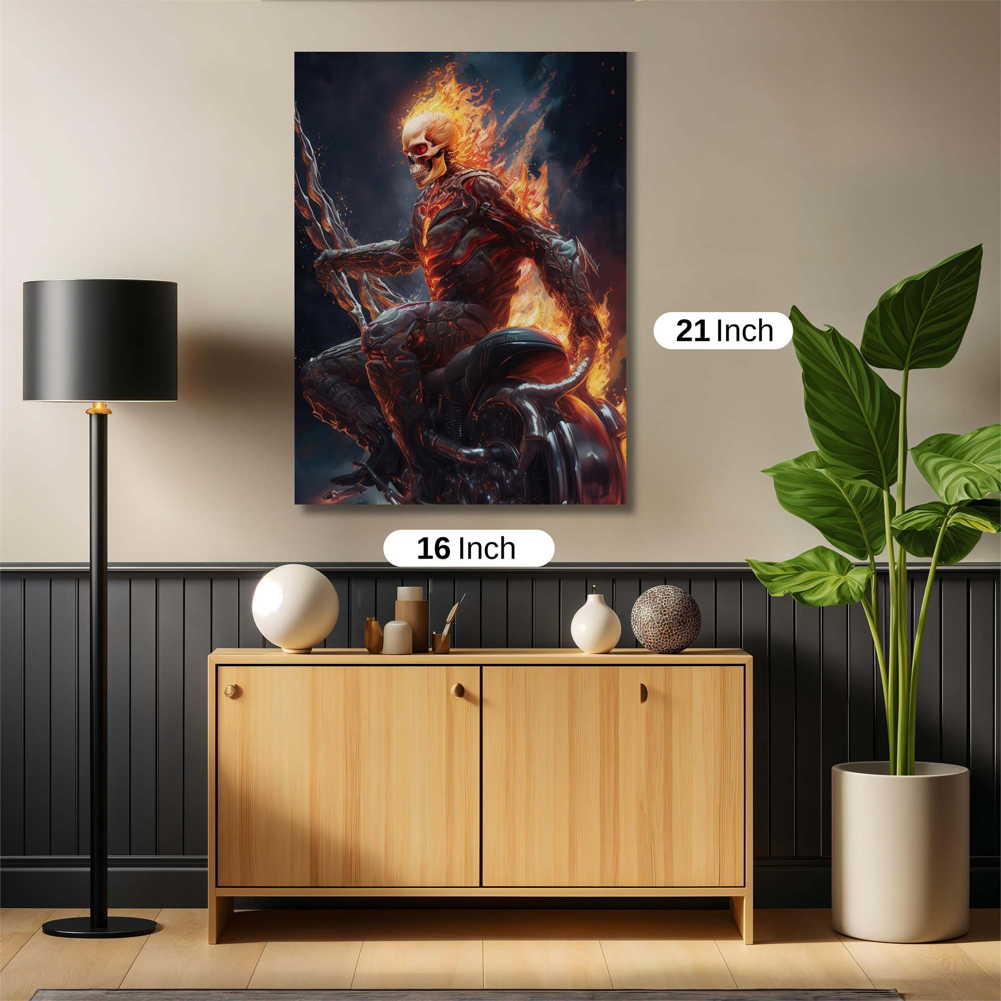 Ghost Blaze Safe Wall Magnetic / M