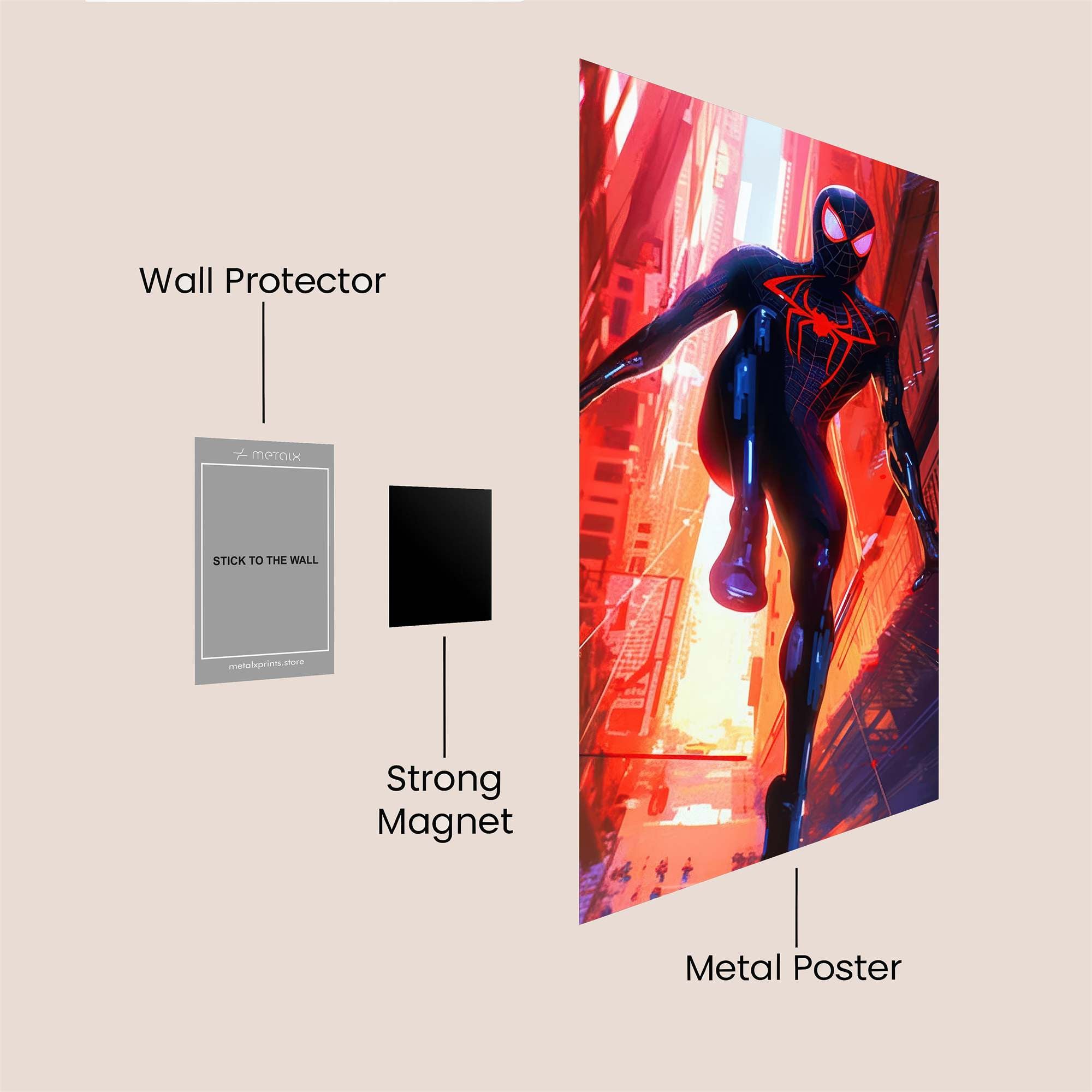 Miles Vibrance Safe Wall Magnetic / M