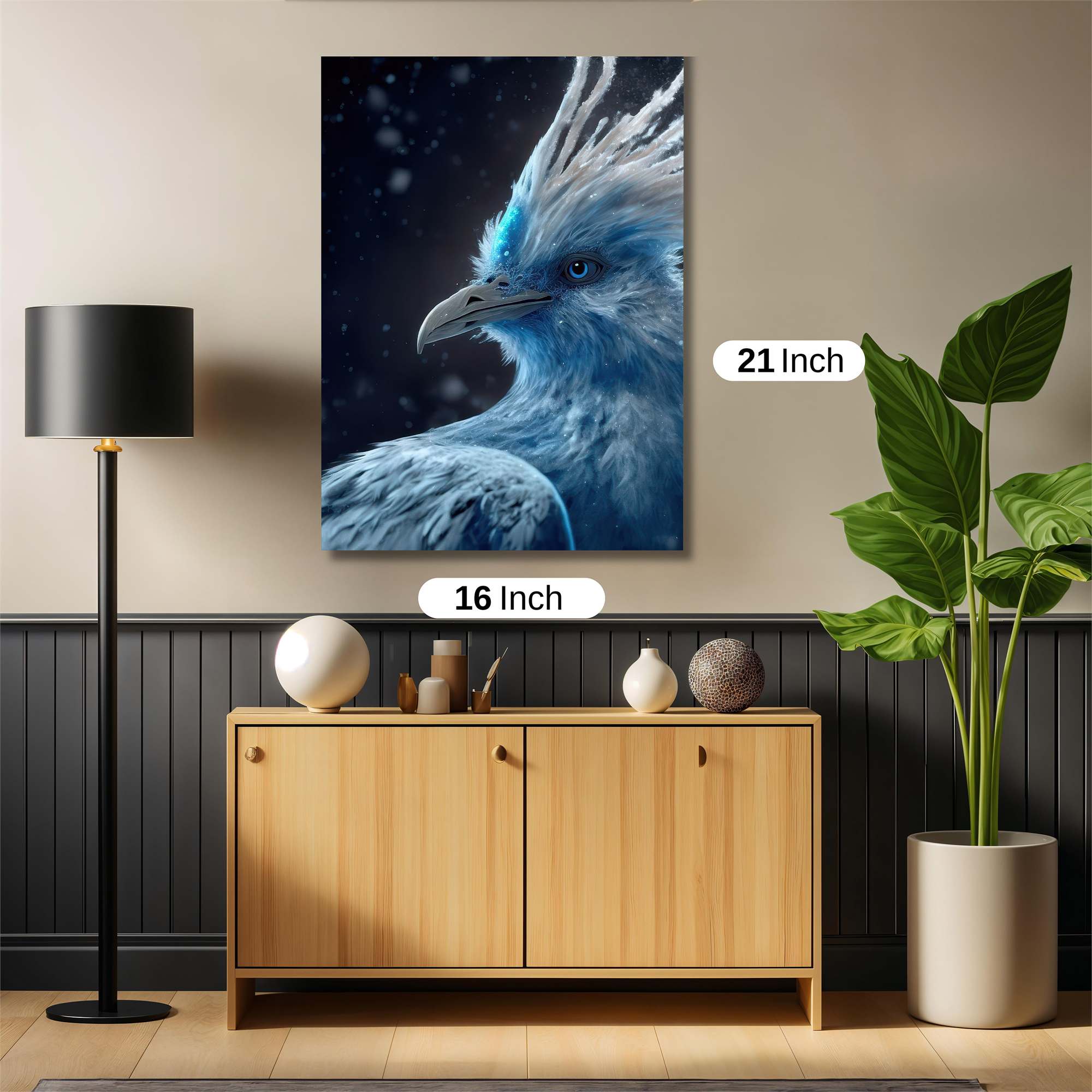 Azure Majesty Safe Wall Magnetic / M