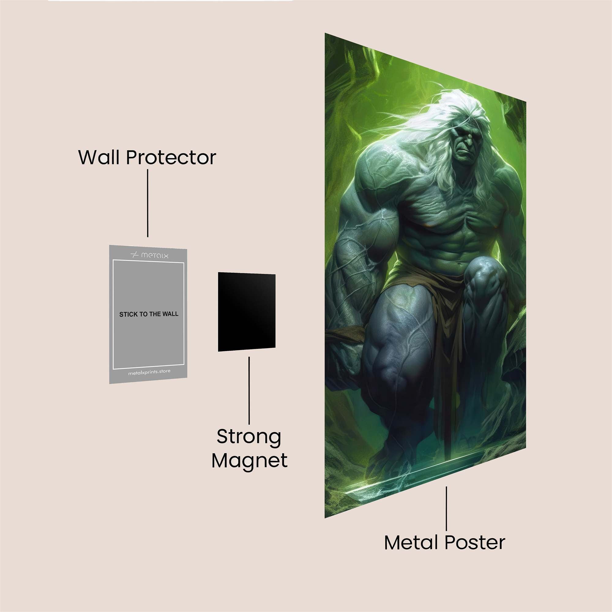 Golem Emergence Safe Wall Magnetic / M