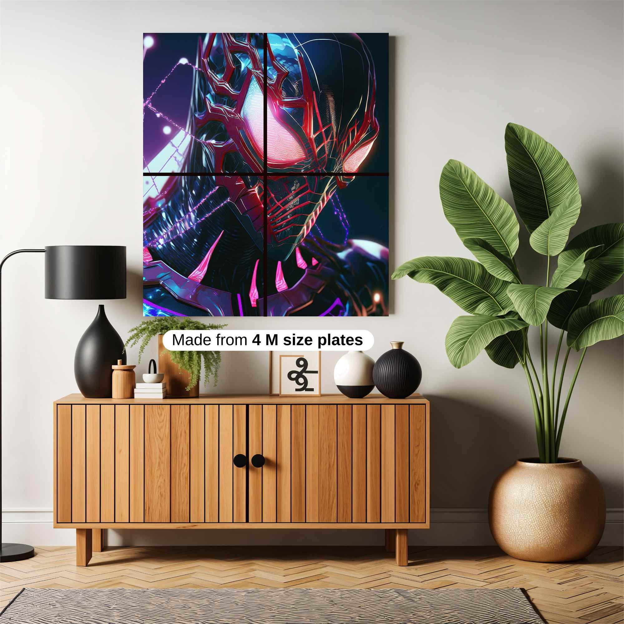 Cybernetic Elegance Safe Wall Magnetic / M