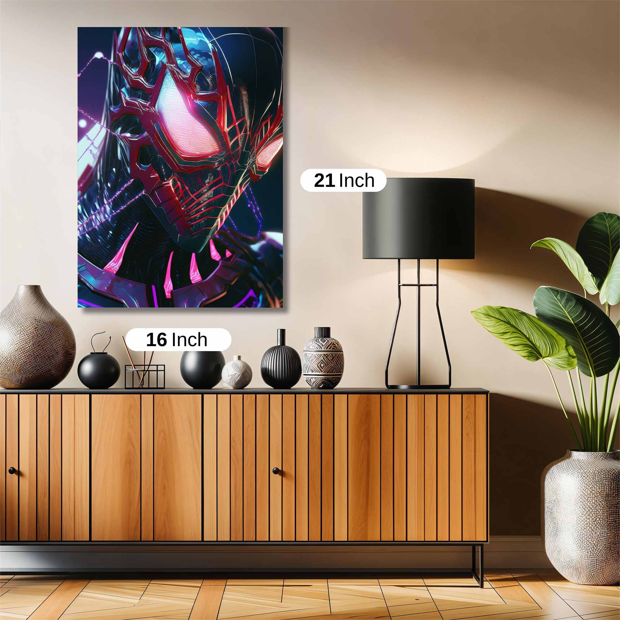 Cybernetic Elegance Safe Wall Magnetic / M