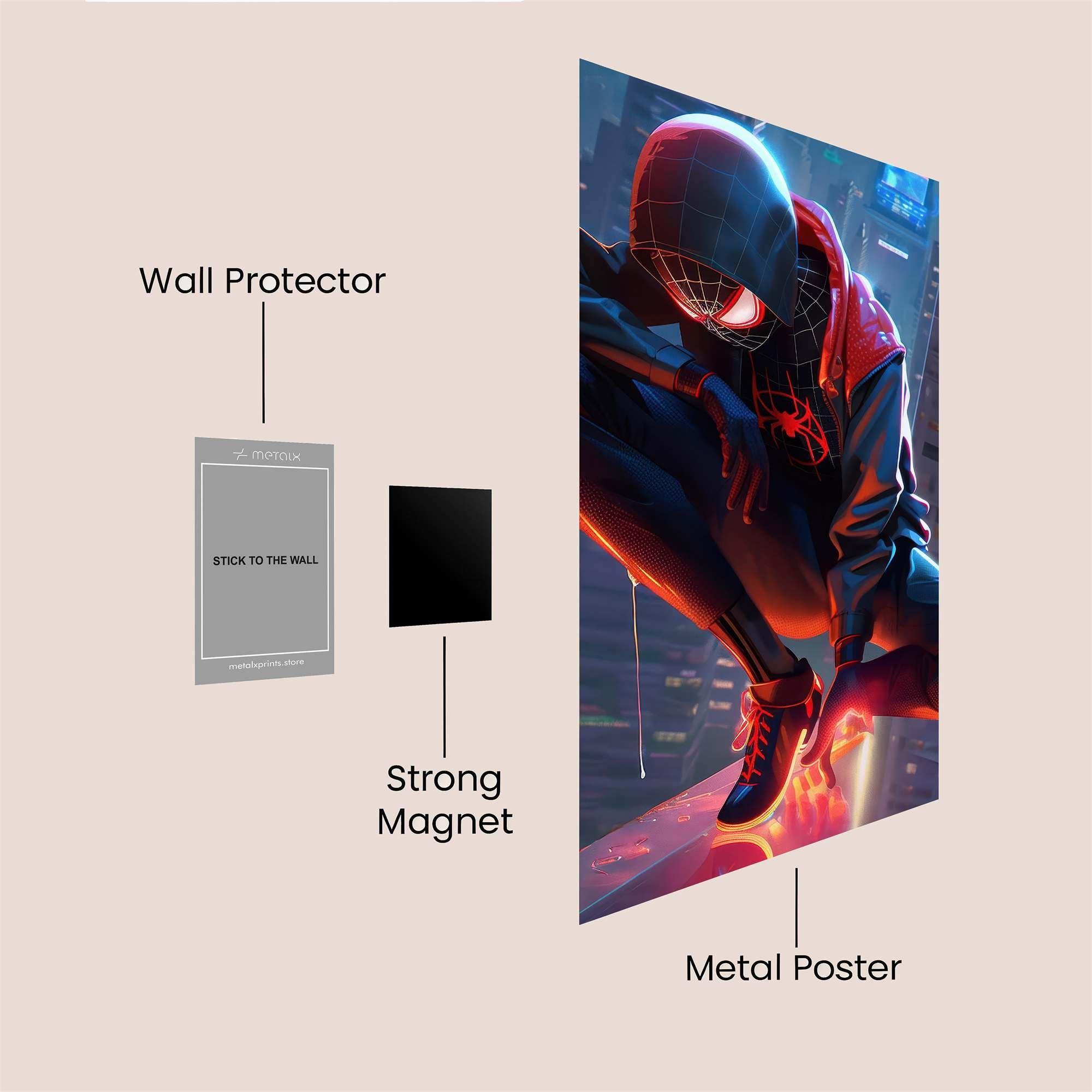 Miles Dynamic Safe Wall Magnetic / M