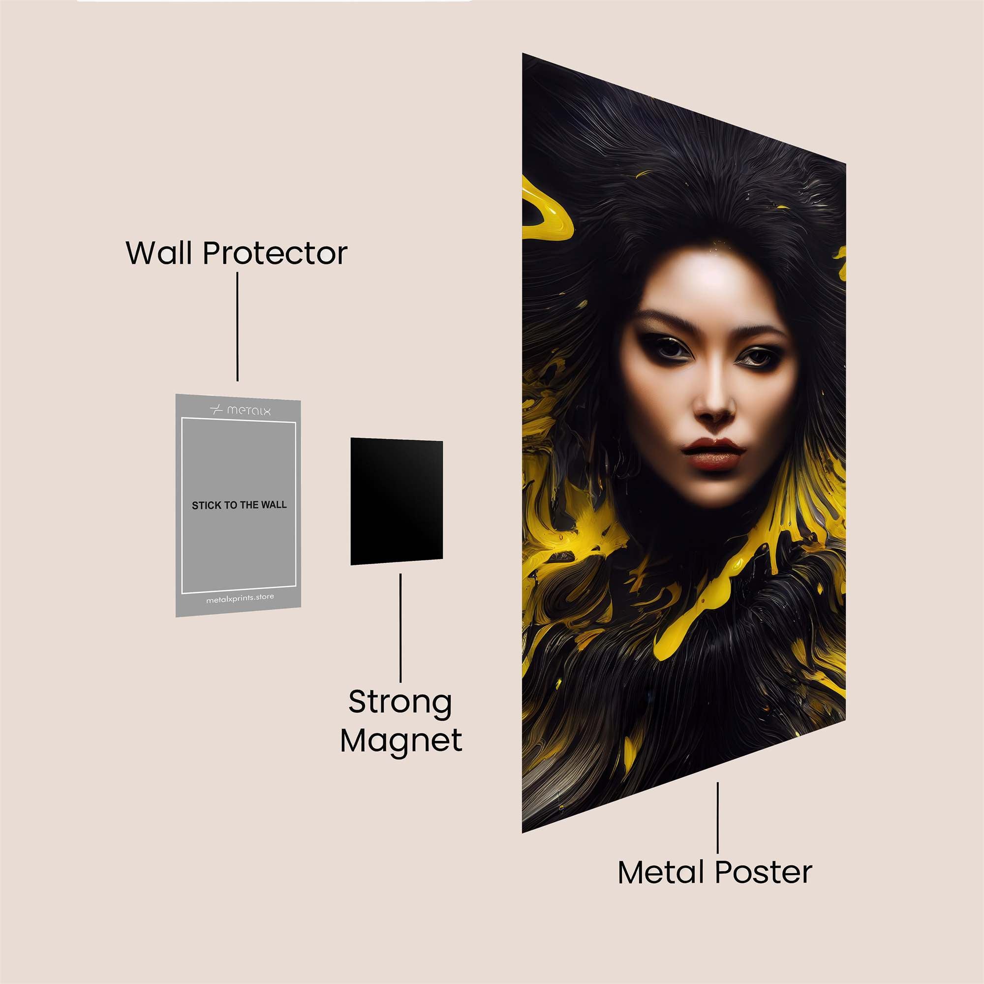 Ethereal Whirl Safe Wall Magnetic / M