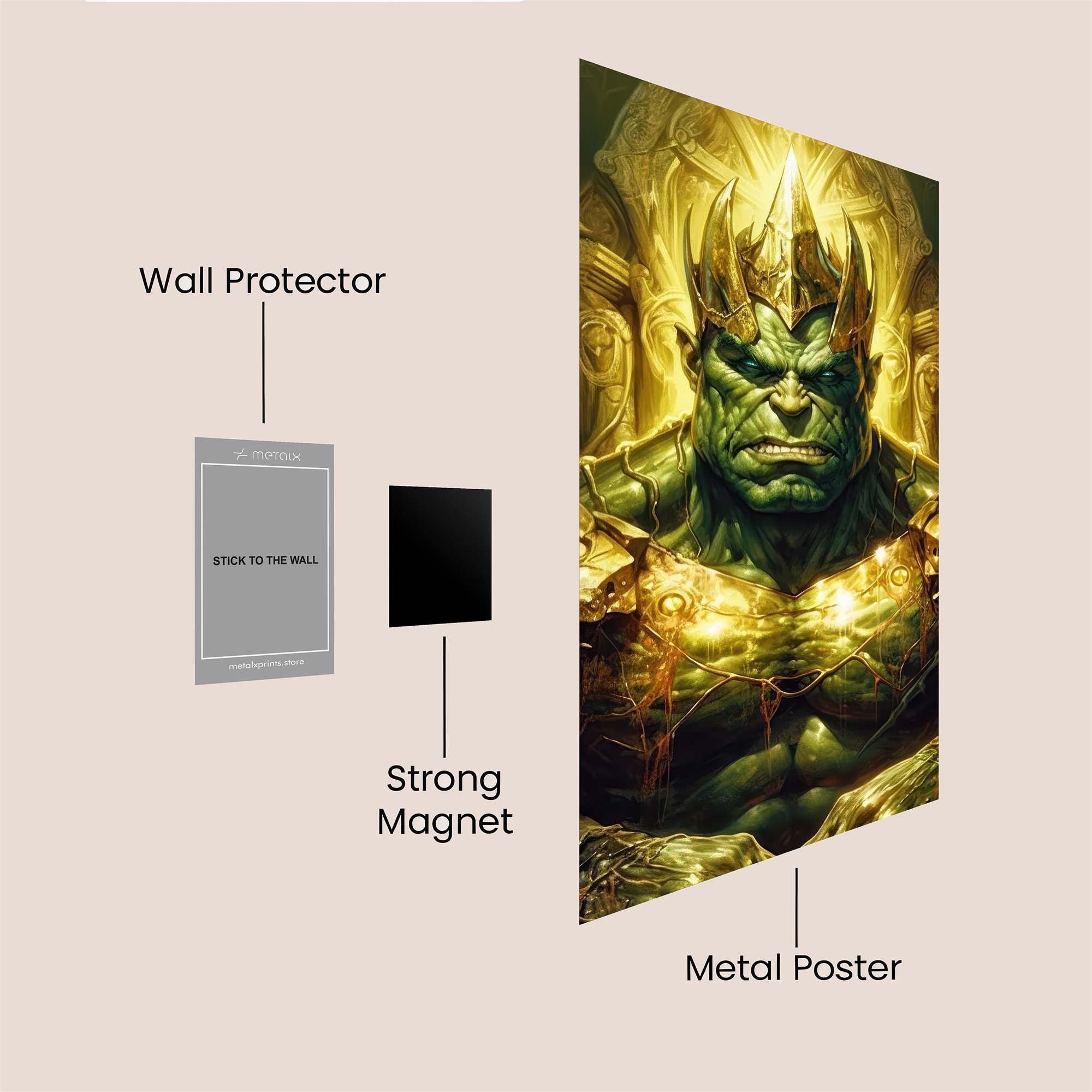 Hulk Majesty Safe Wall Magnetic / M