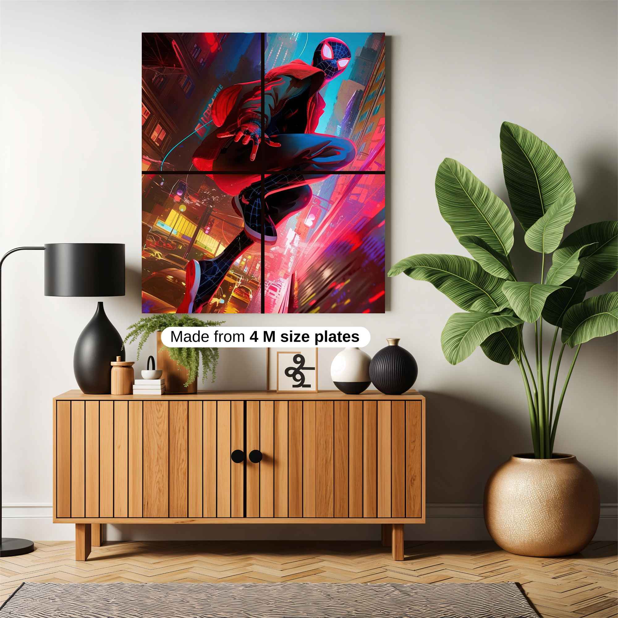 Spiderman Vividscape Safe Wall Magnetic / M