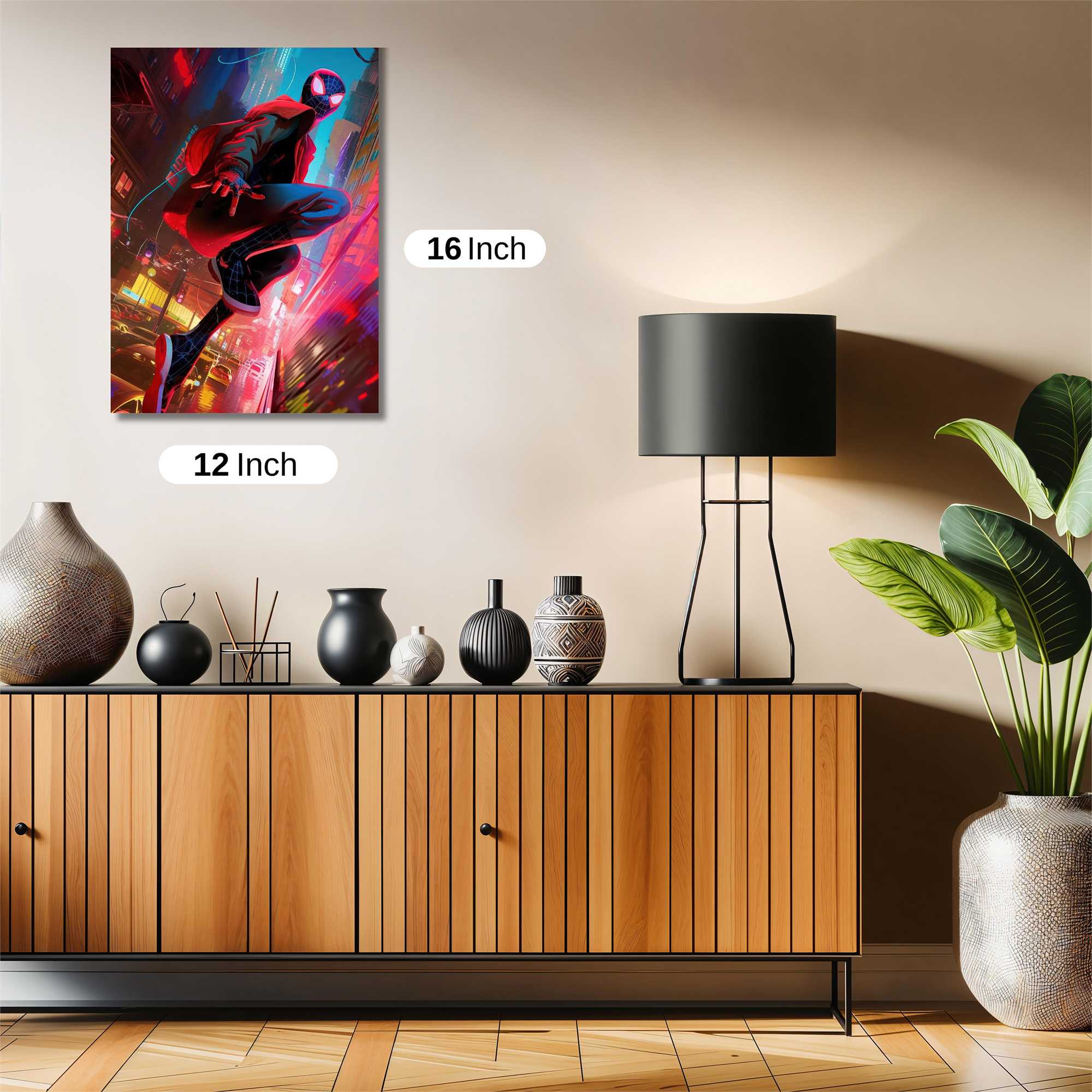 Spiderman Vividscape Safe Wall Magnetic / M