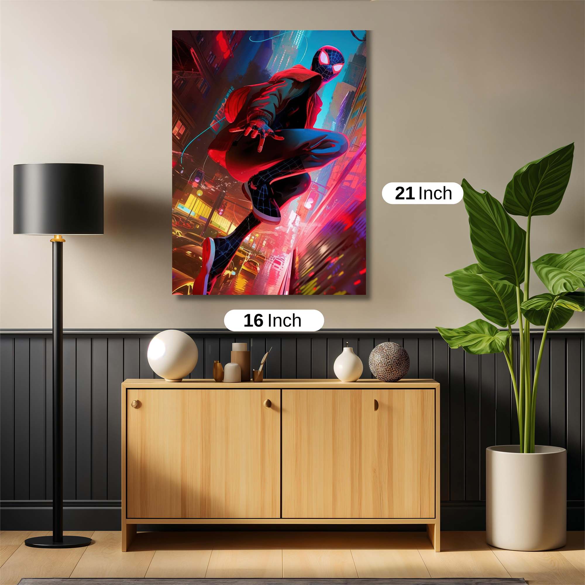 Spiderman Vividscape Safe Wall Magnetic / M