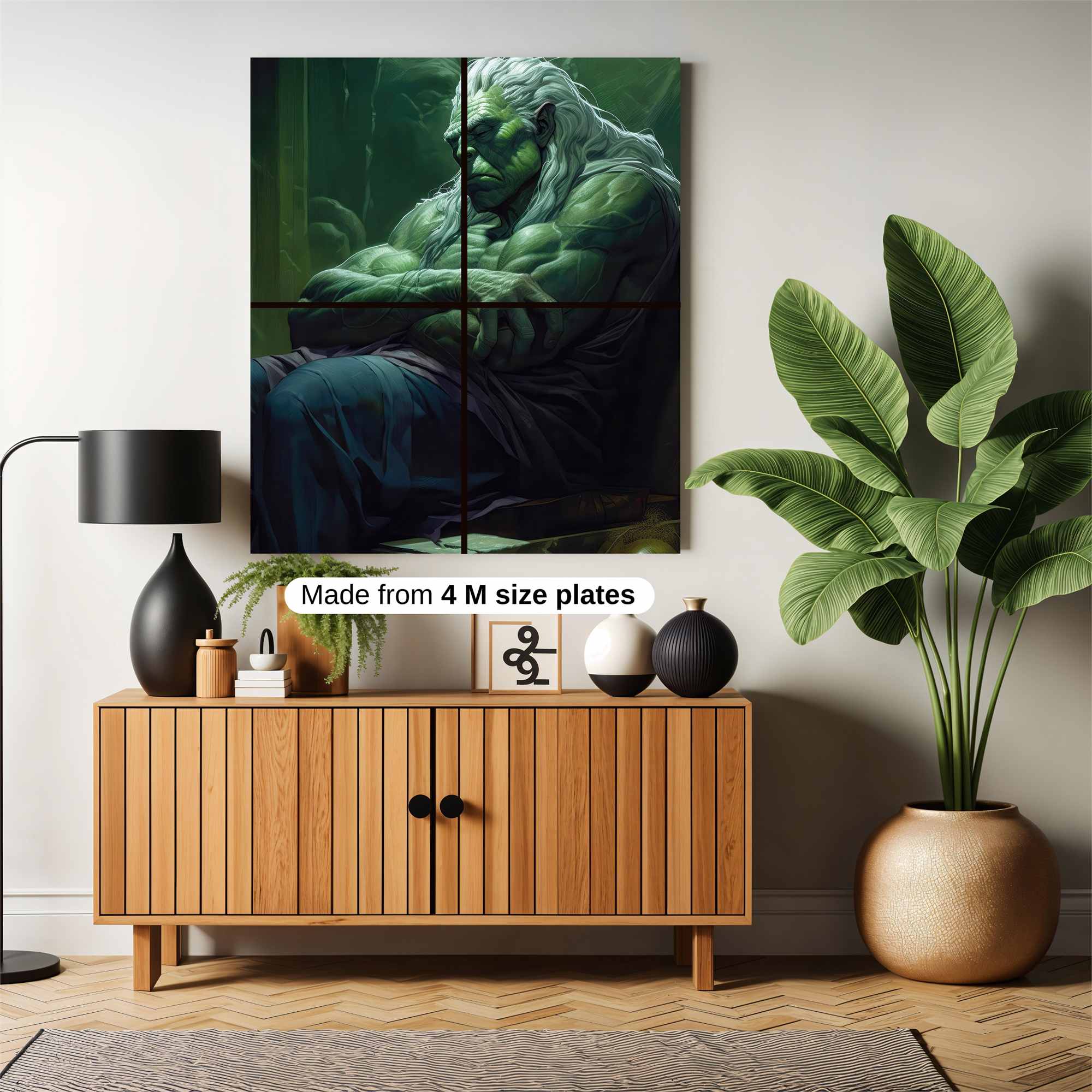 Hulk Contemplation Safe Wall Magnetic / M