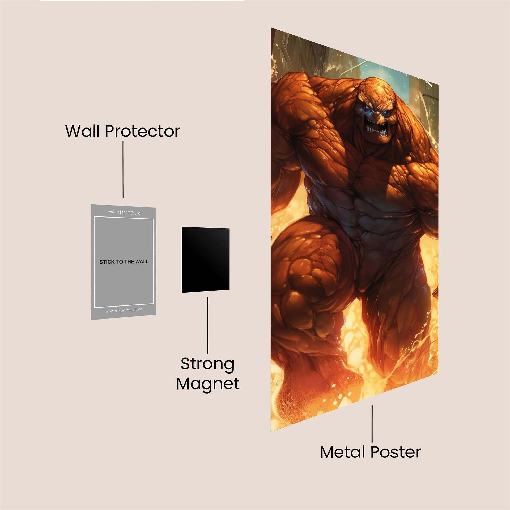 Thing Fury Safe Wall Magnetic / M