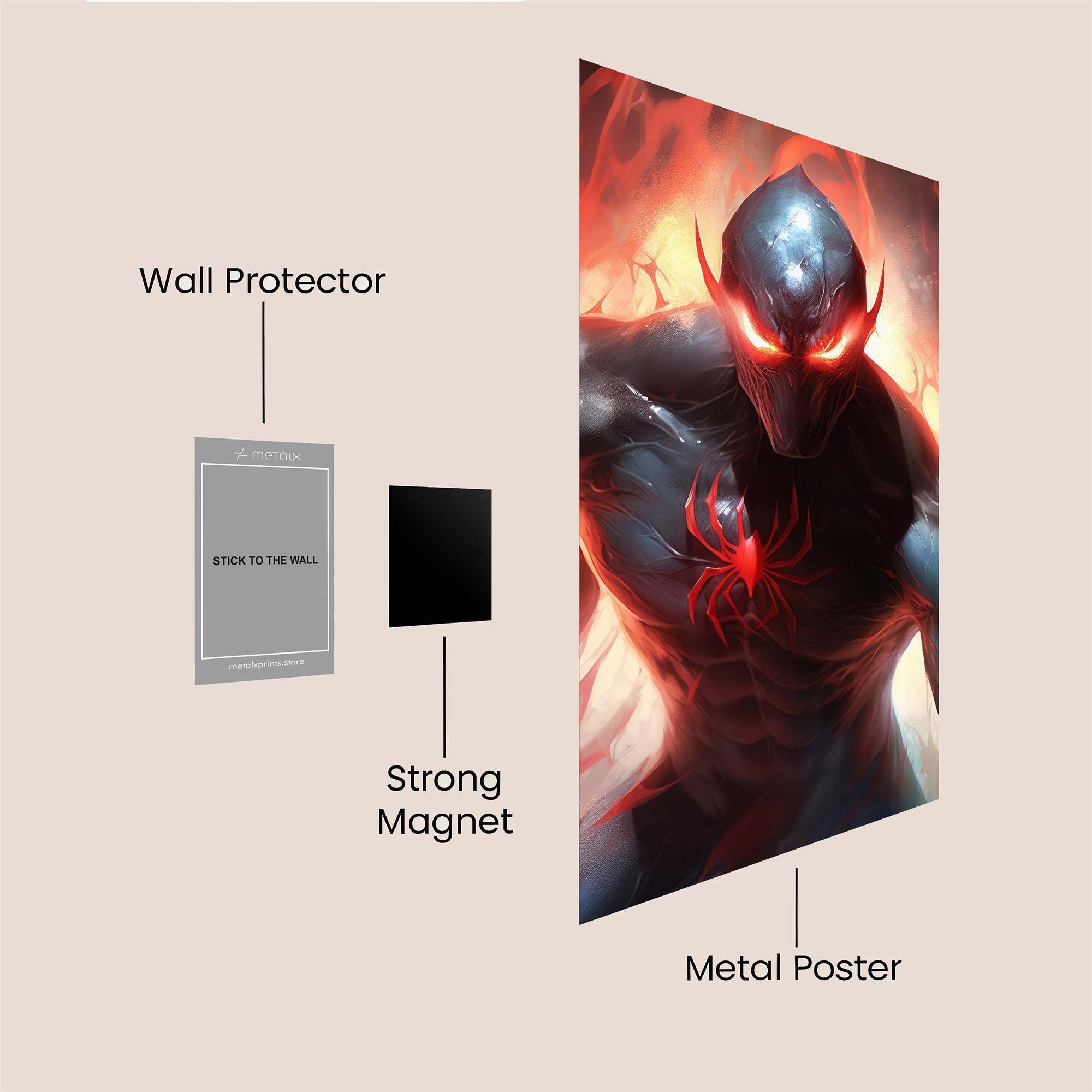 Venom Inferno Safe Wall Magnetic / M