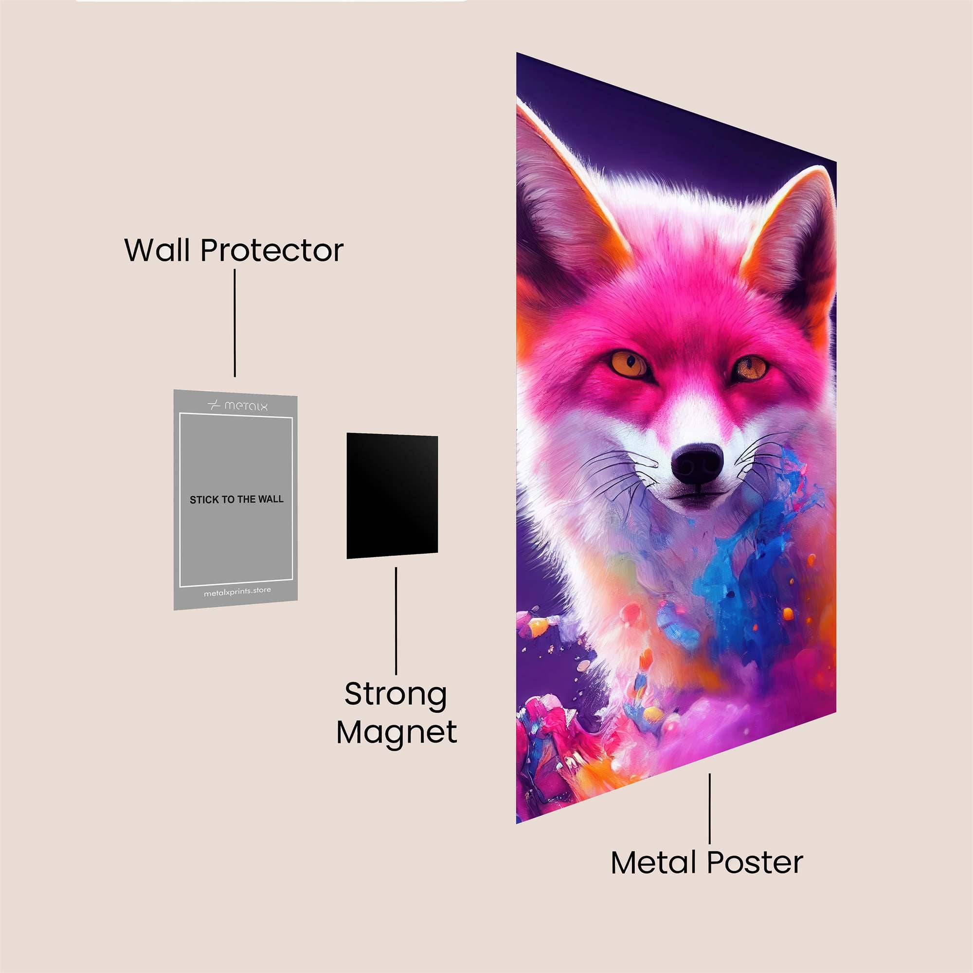 Vibrant Whimsy Safe Wall Magnetic / M