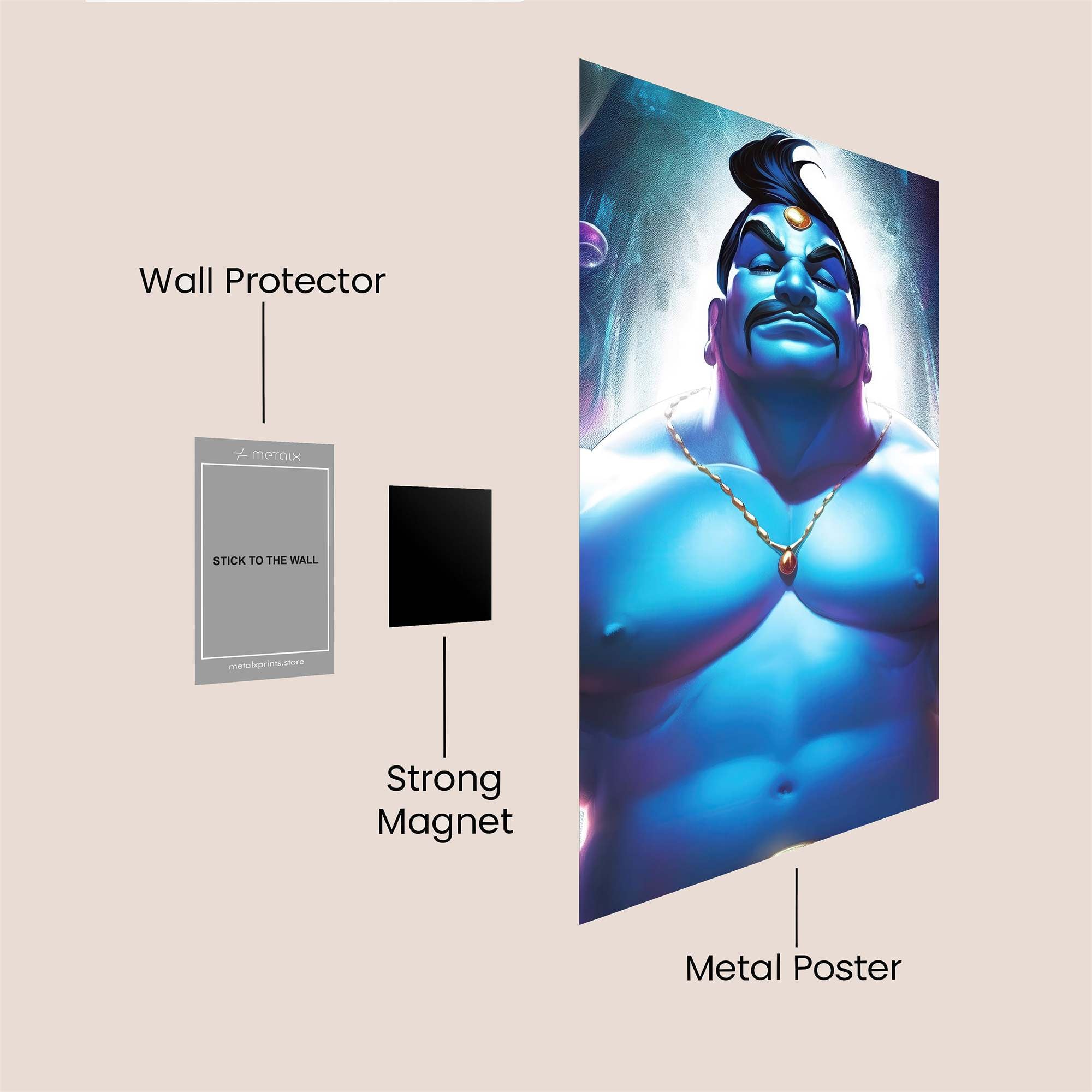 Genie Majesty Safe Wall Magnetic / M