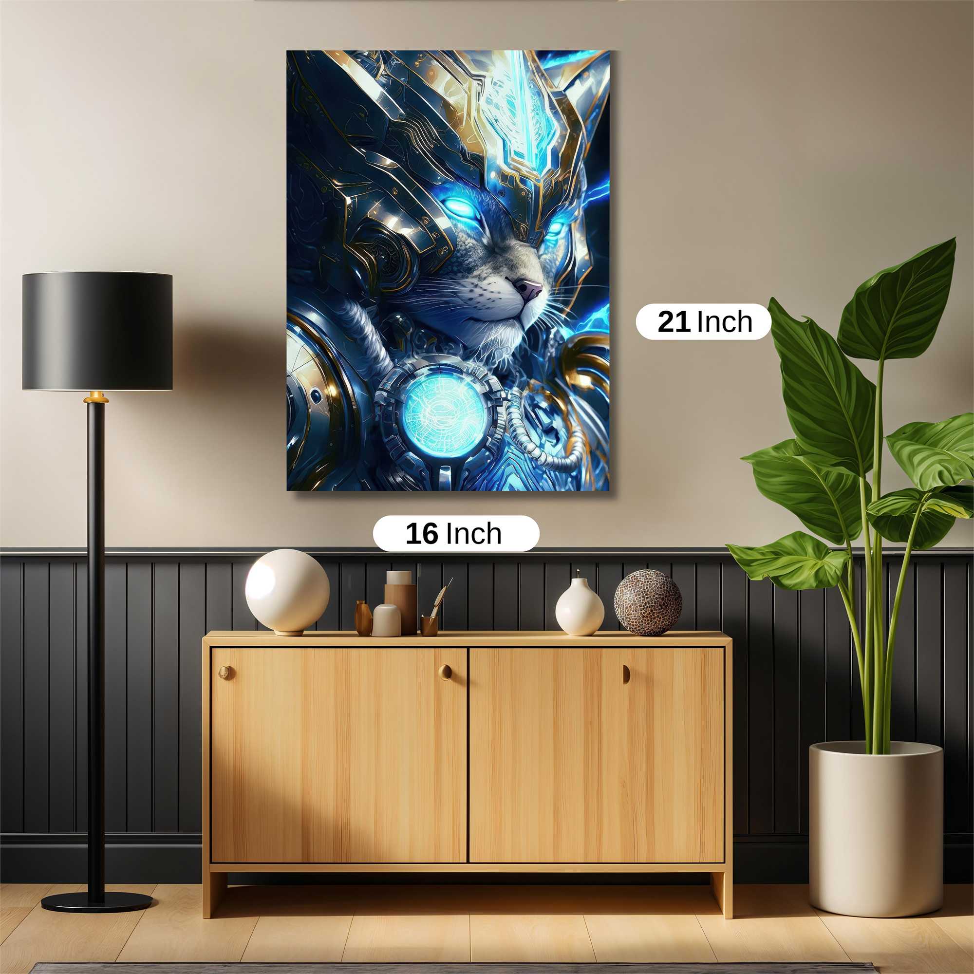 Cyber Feline Safe Wall Magnetic / M