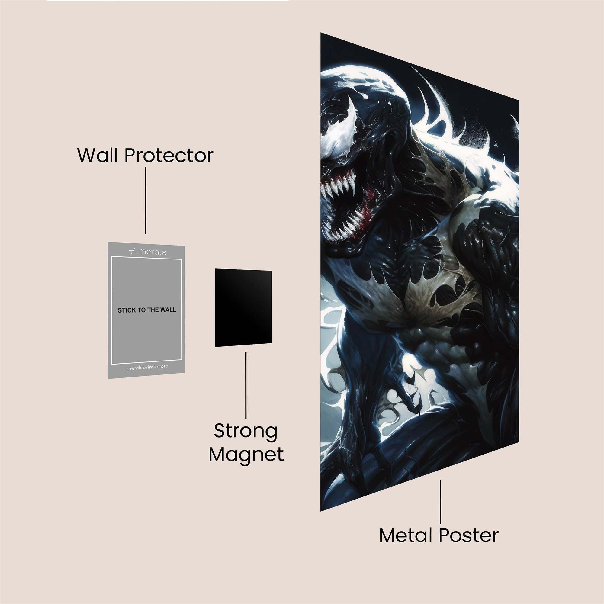 Venom Ferocity Safe Wall Magnetic / M