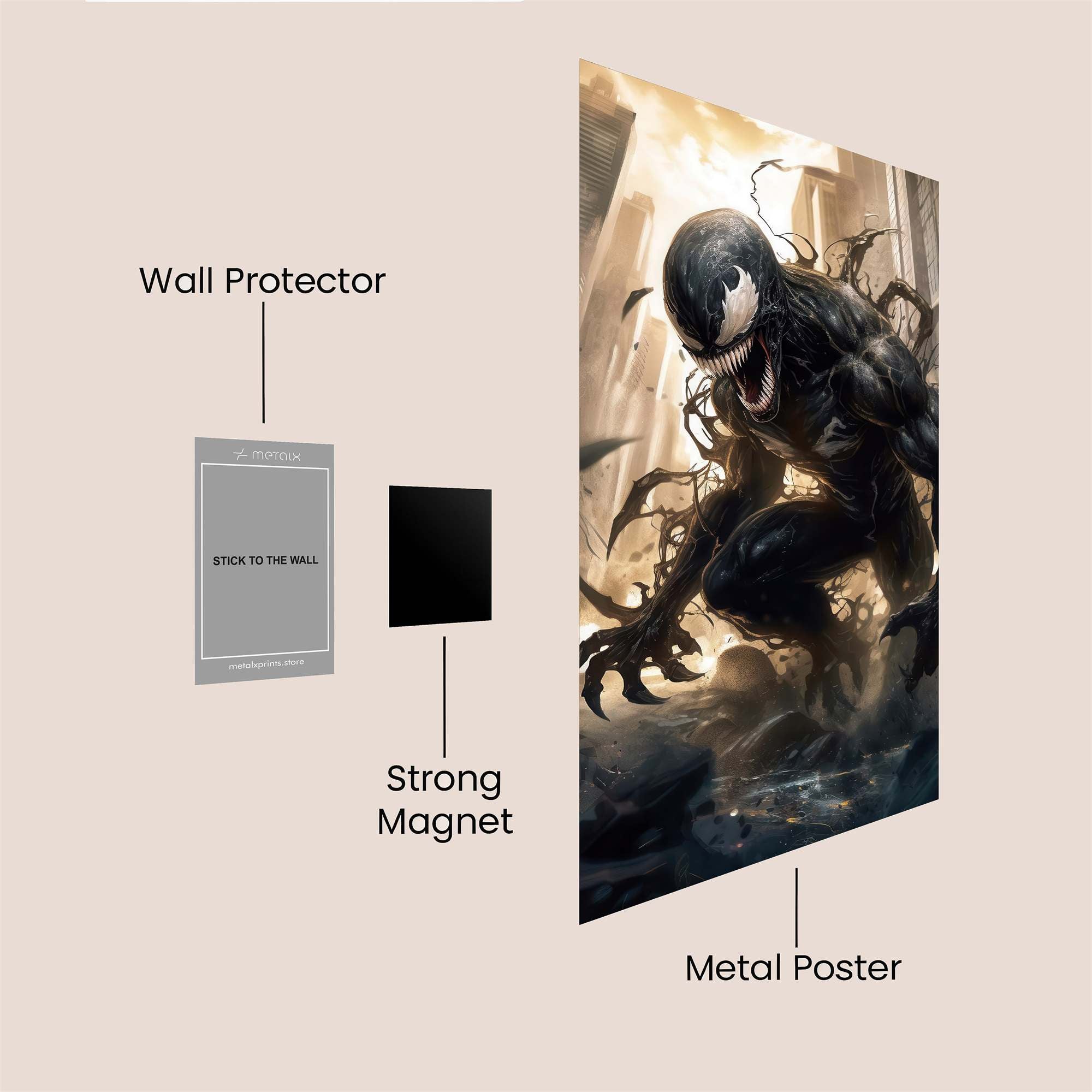 Venom Surge Safe Wall Magnetic / M