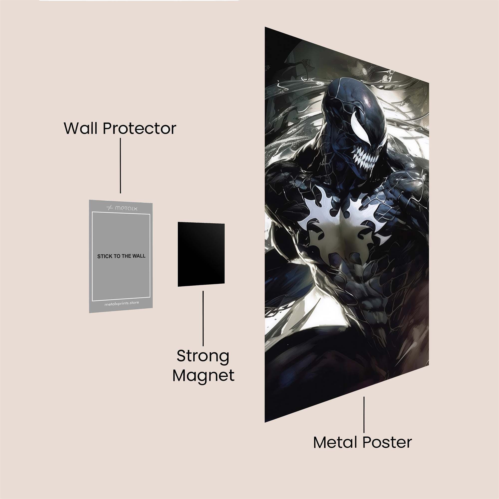 Venom Vigor Safe Wall Magnetic / M