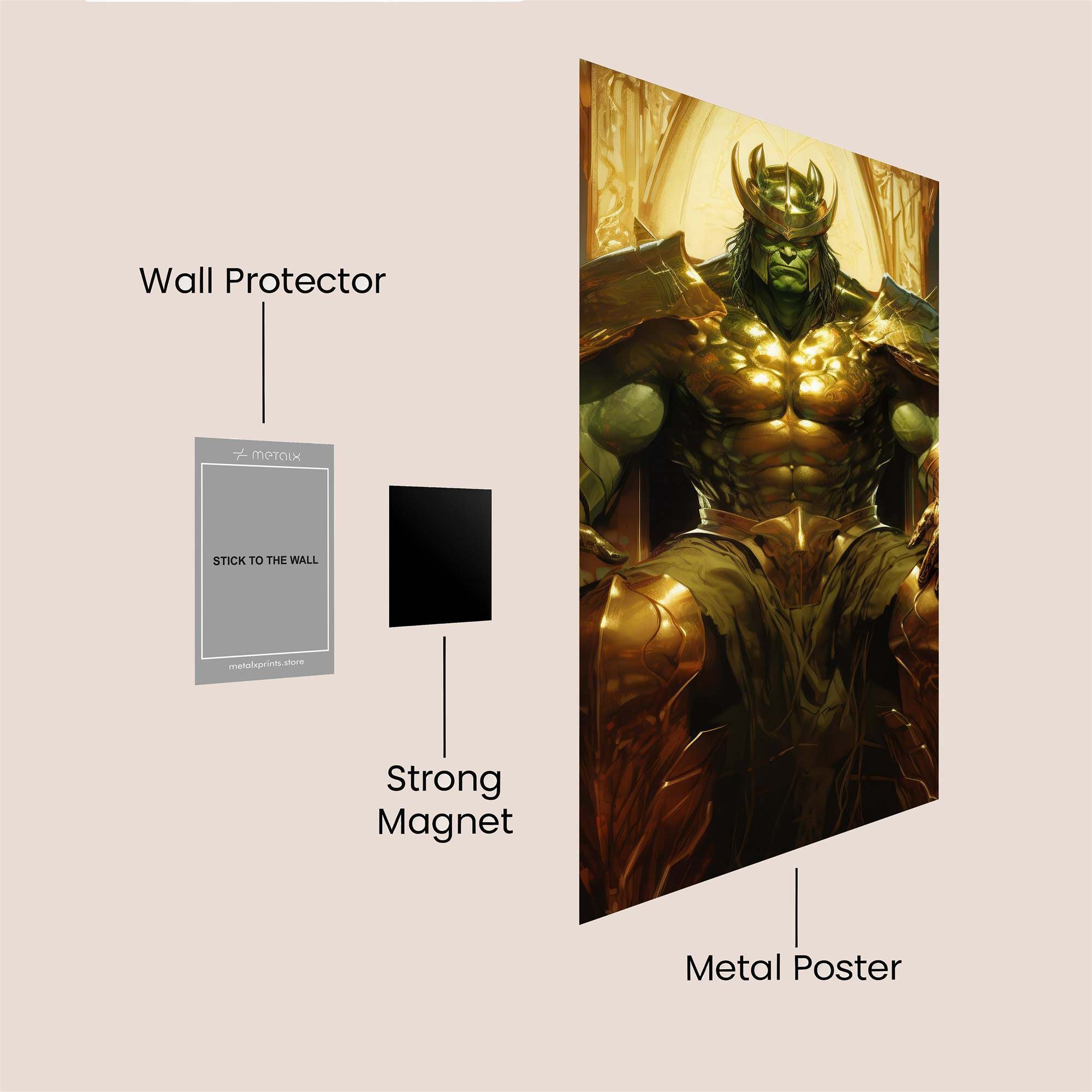 Hulk Sovereignty Safe Wall Magnetic / M