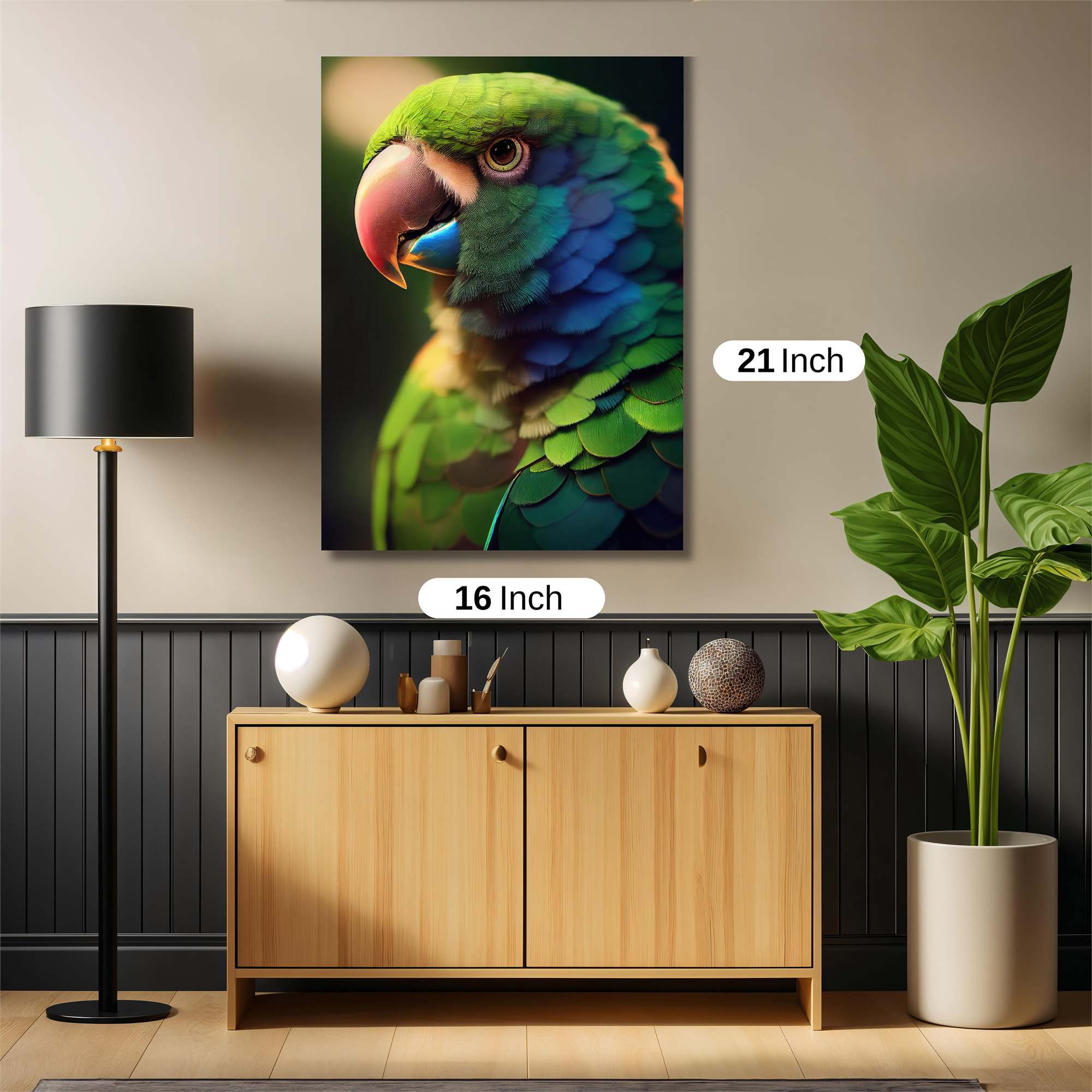 Parrot Vibrance Safe Wall Magnetic / M