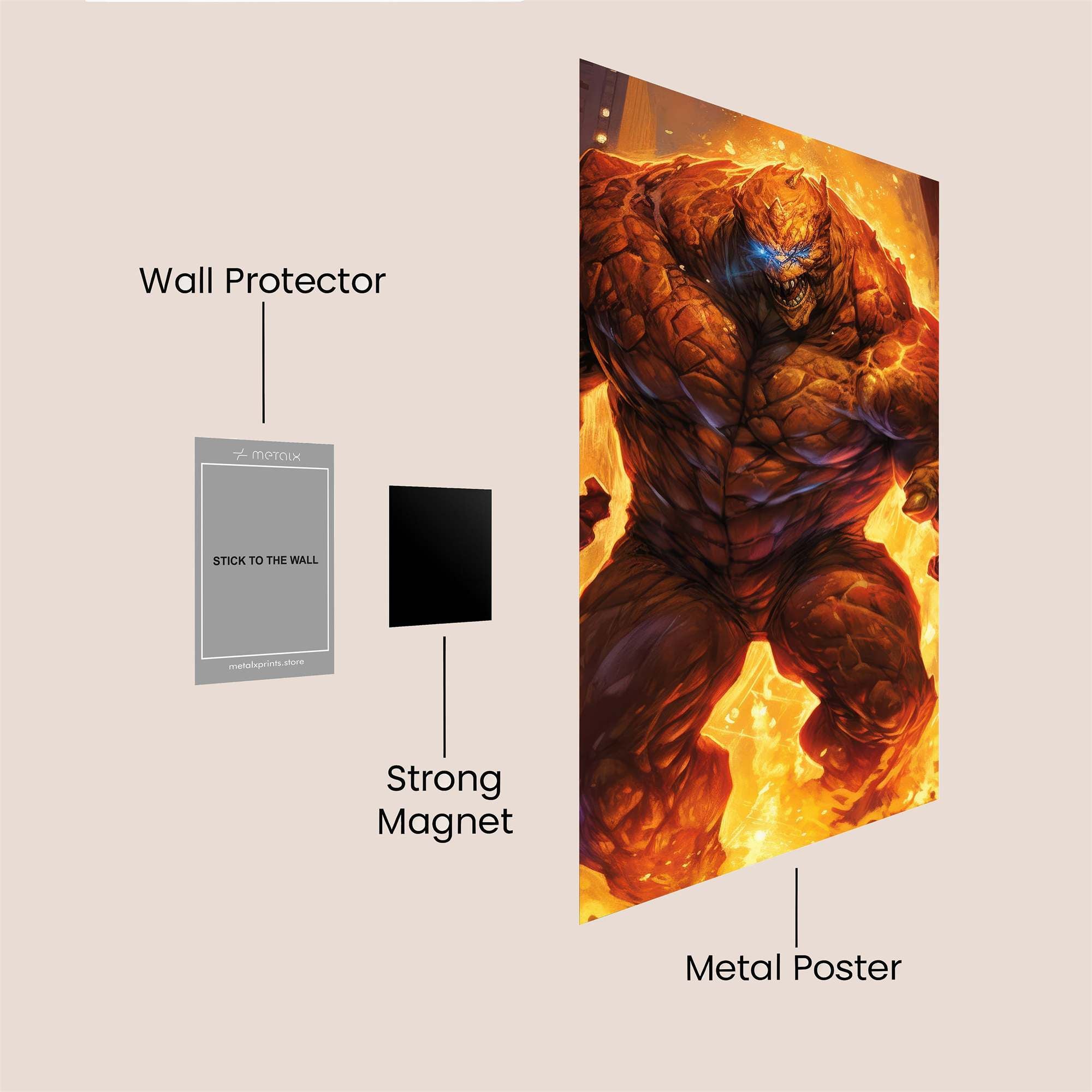 Molten Powerhouse Safe Wall Magnetic / M