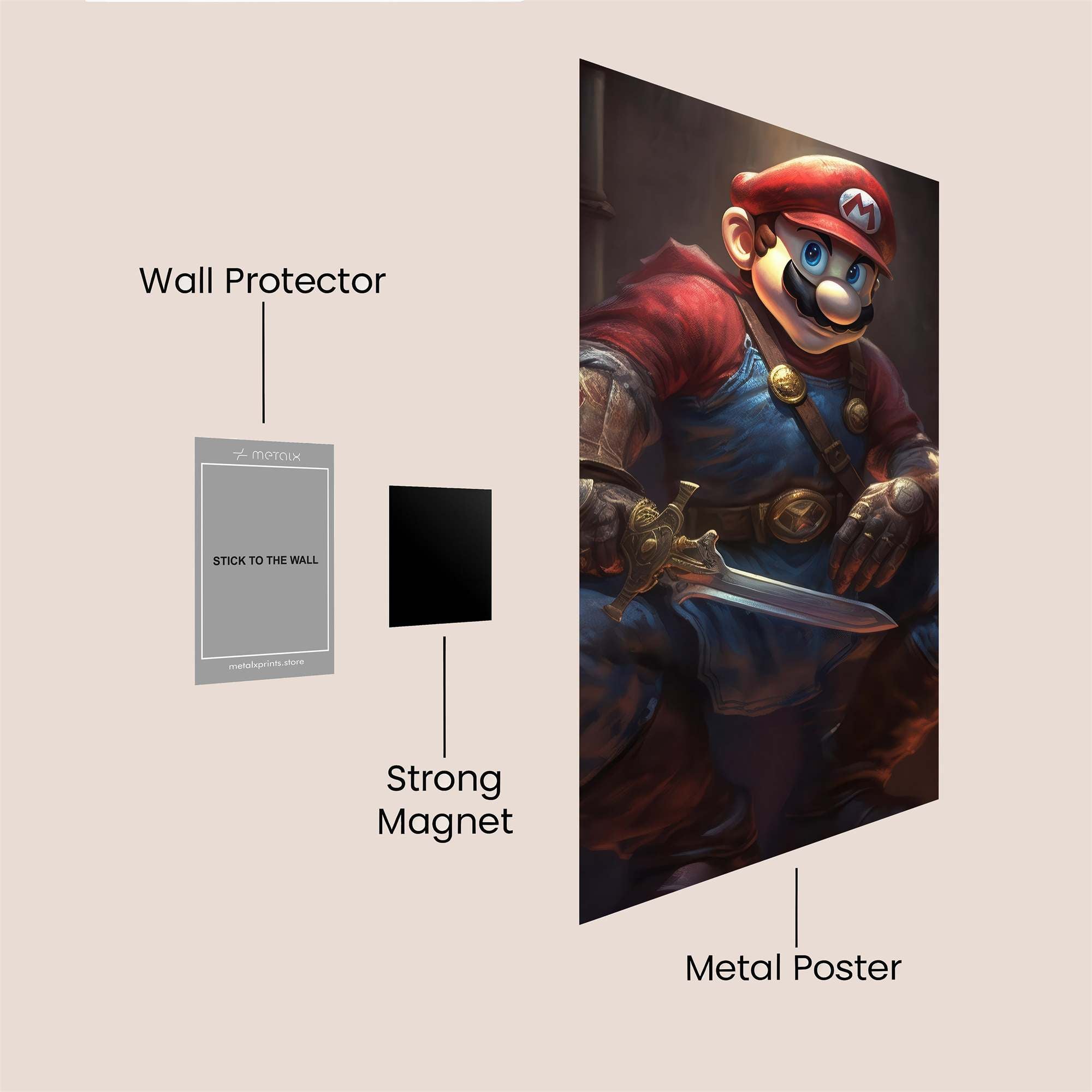Mario Valorstorm Safe Wall Magnetic / M