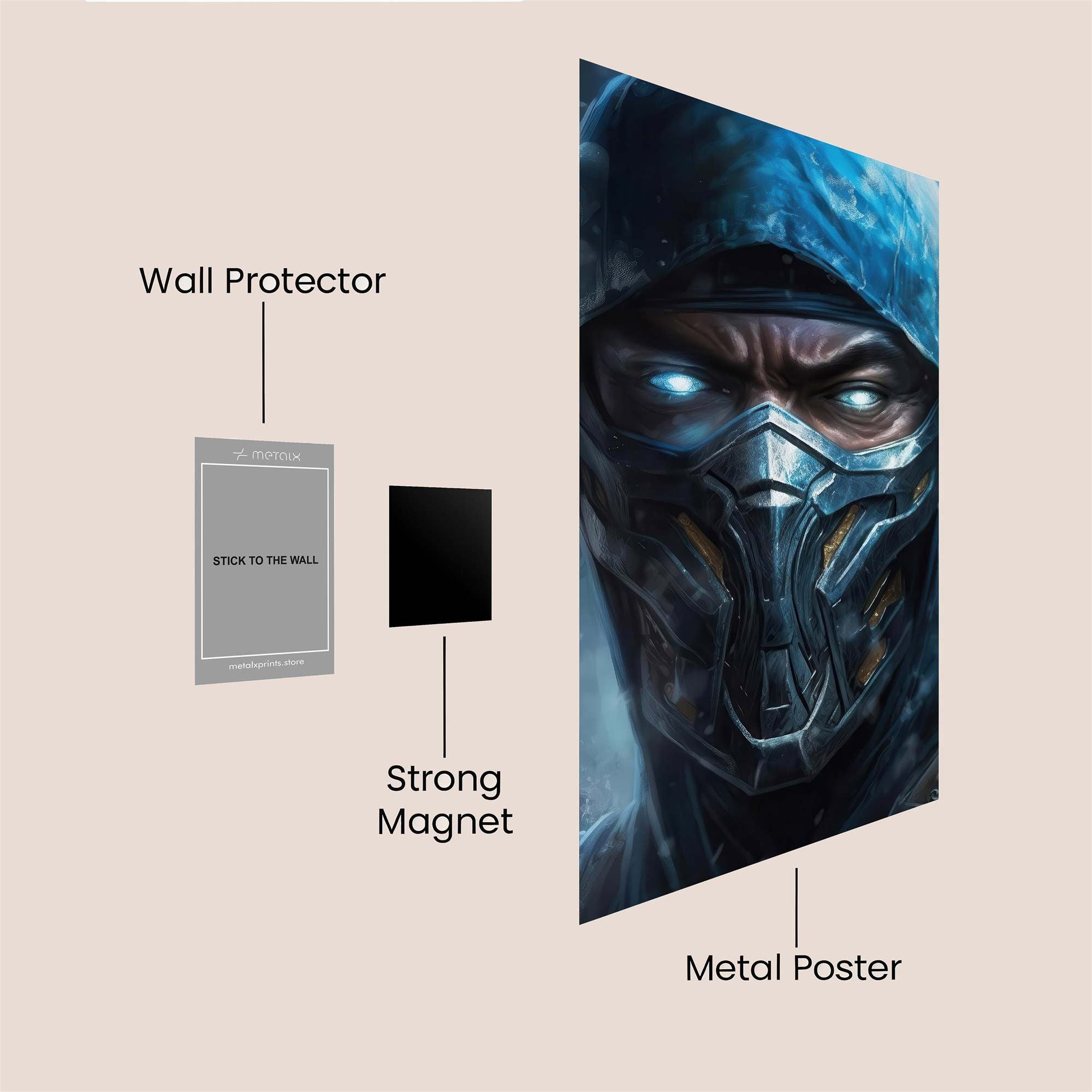 Sub-Zero Chillstorm Safe Wall Magnetic / M