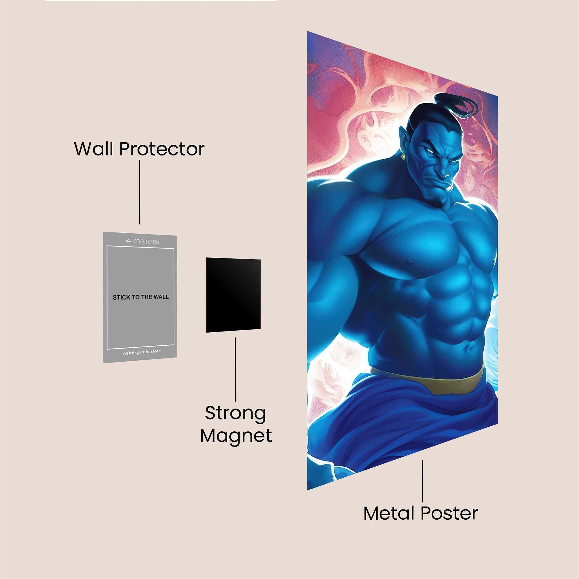 Genie Powerstorm Safe Wall Magnetic / M